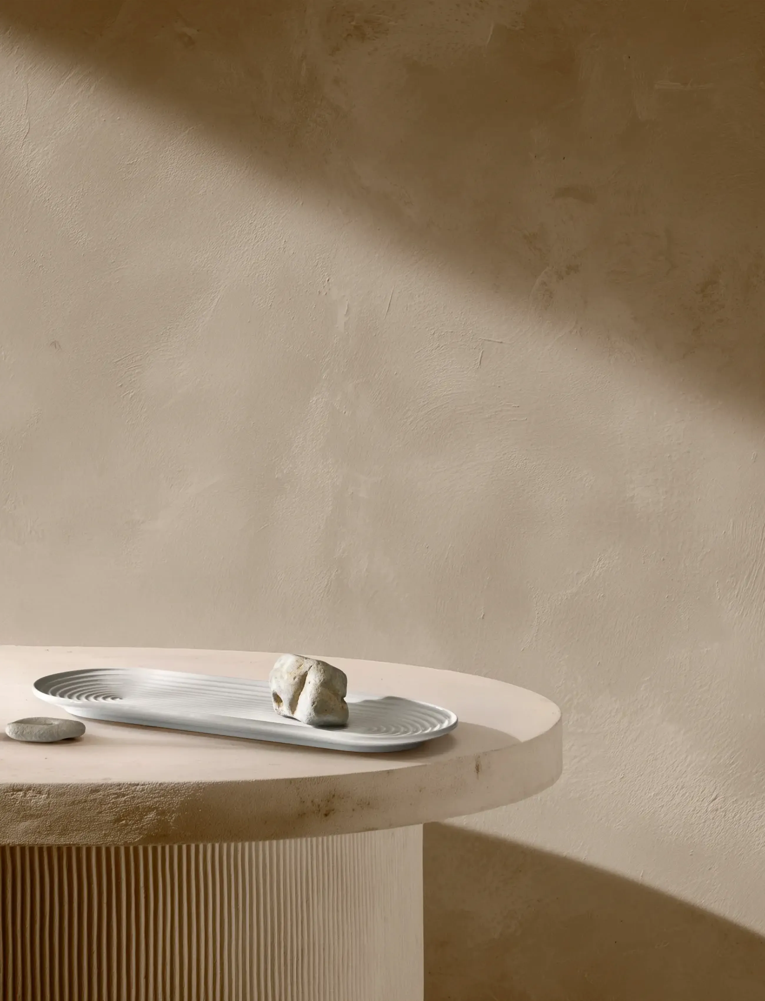 Lyngby Porcelæn Lyngby Tura Ovalt Serveringsfad 48X20 cm Hvid, 2.5 cm, Beige, Serveringsfade > Serveringsfade, Unisex