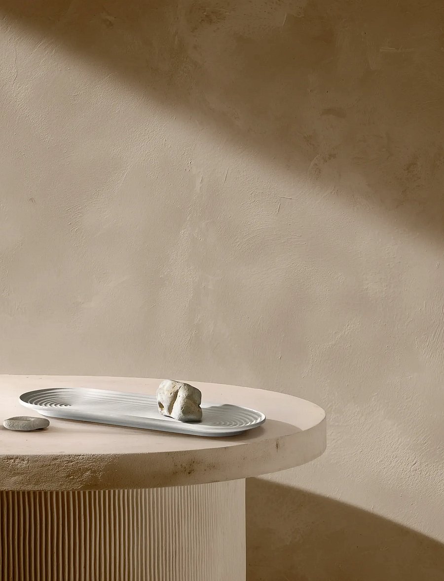 Lyngby Porcelæn - Lyngby Tura Oval serving dish 48x20 cm white - nach preis einkaufen - white - 0