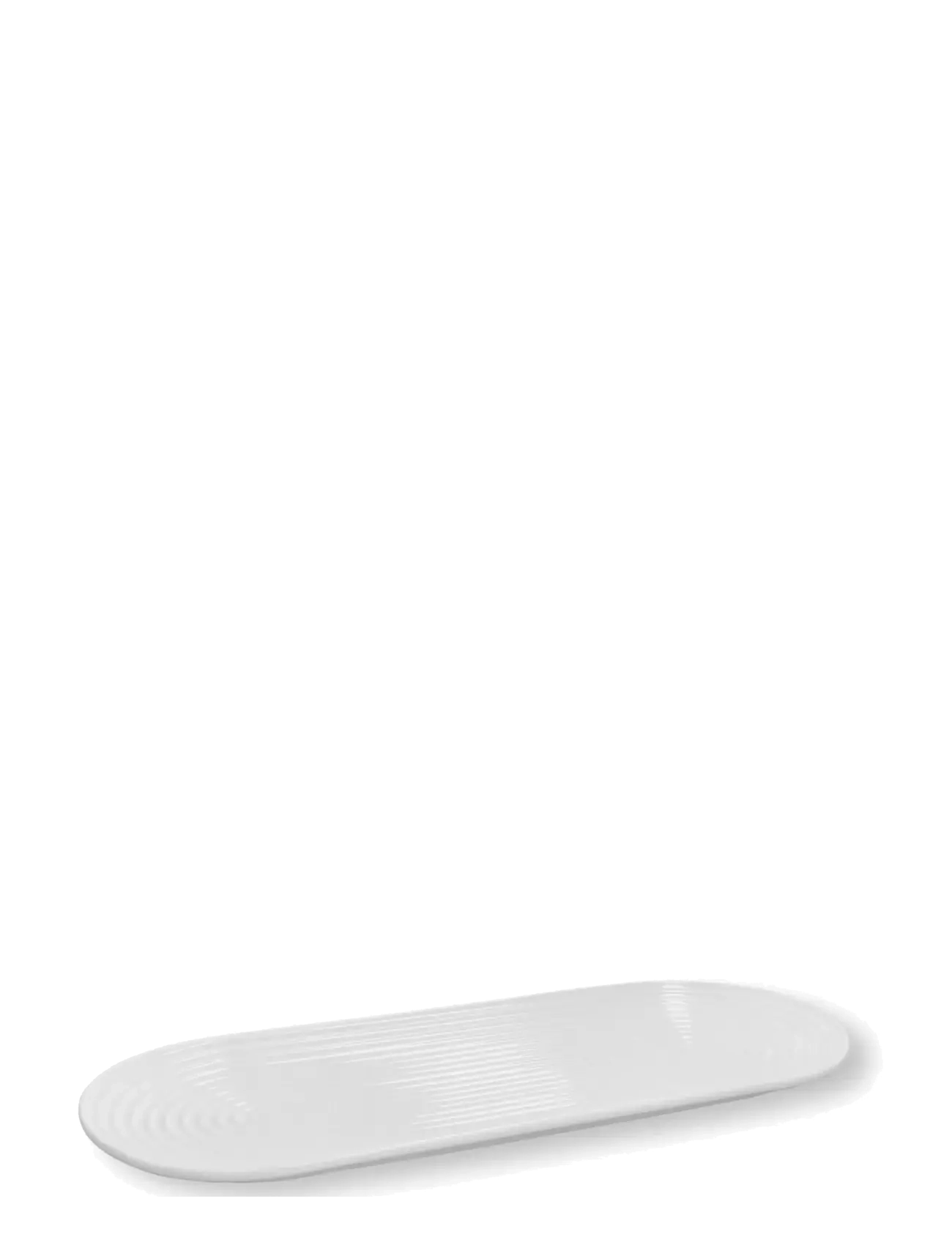 Lyngby Porcelæn - Lyngby Tura Oval serving dish 48x20 cm white - nach preis einkaufen - white - 3