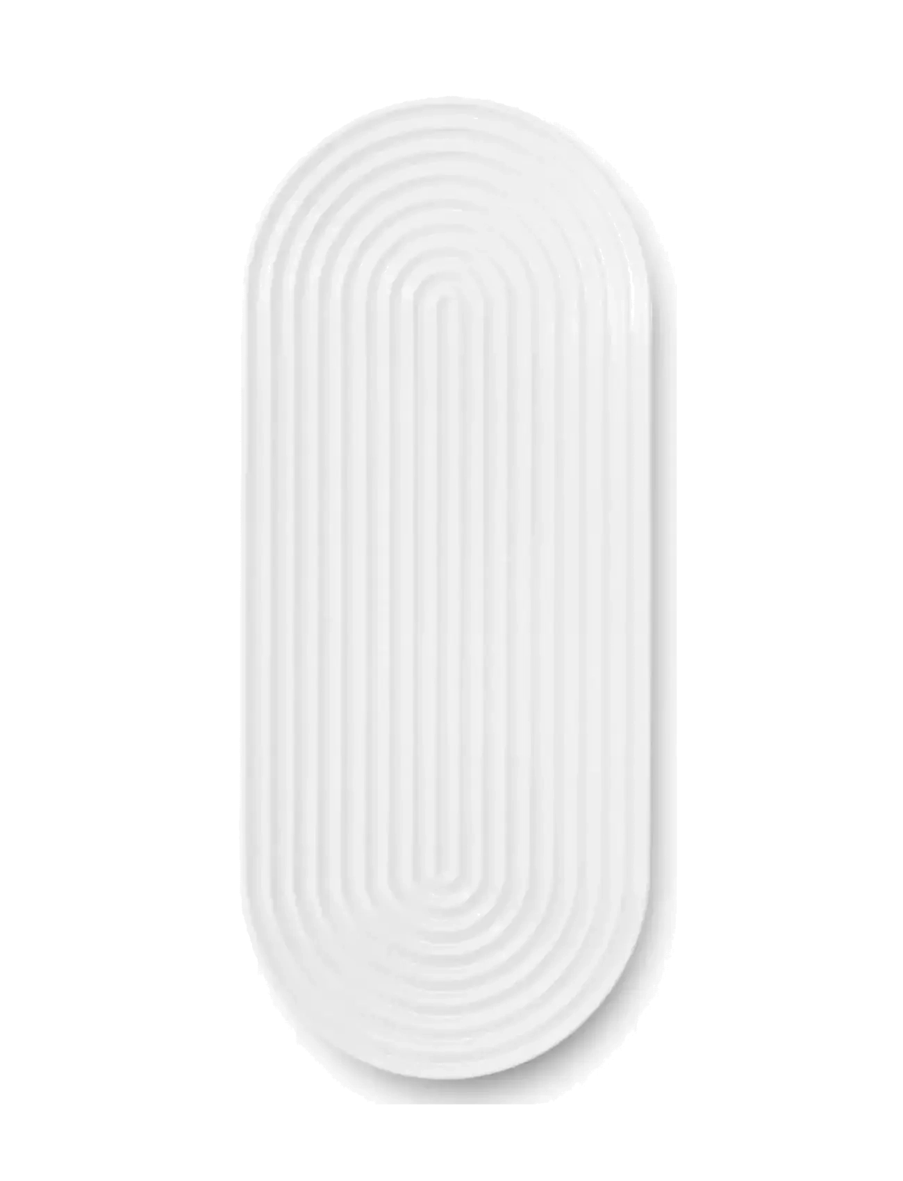 LYNGBY PORCELÆN Lyngby Tura Oval Serveringsfat 34X14.5 Cm Vit Weiß - 2.5 CM - Unisex