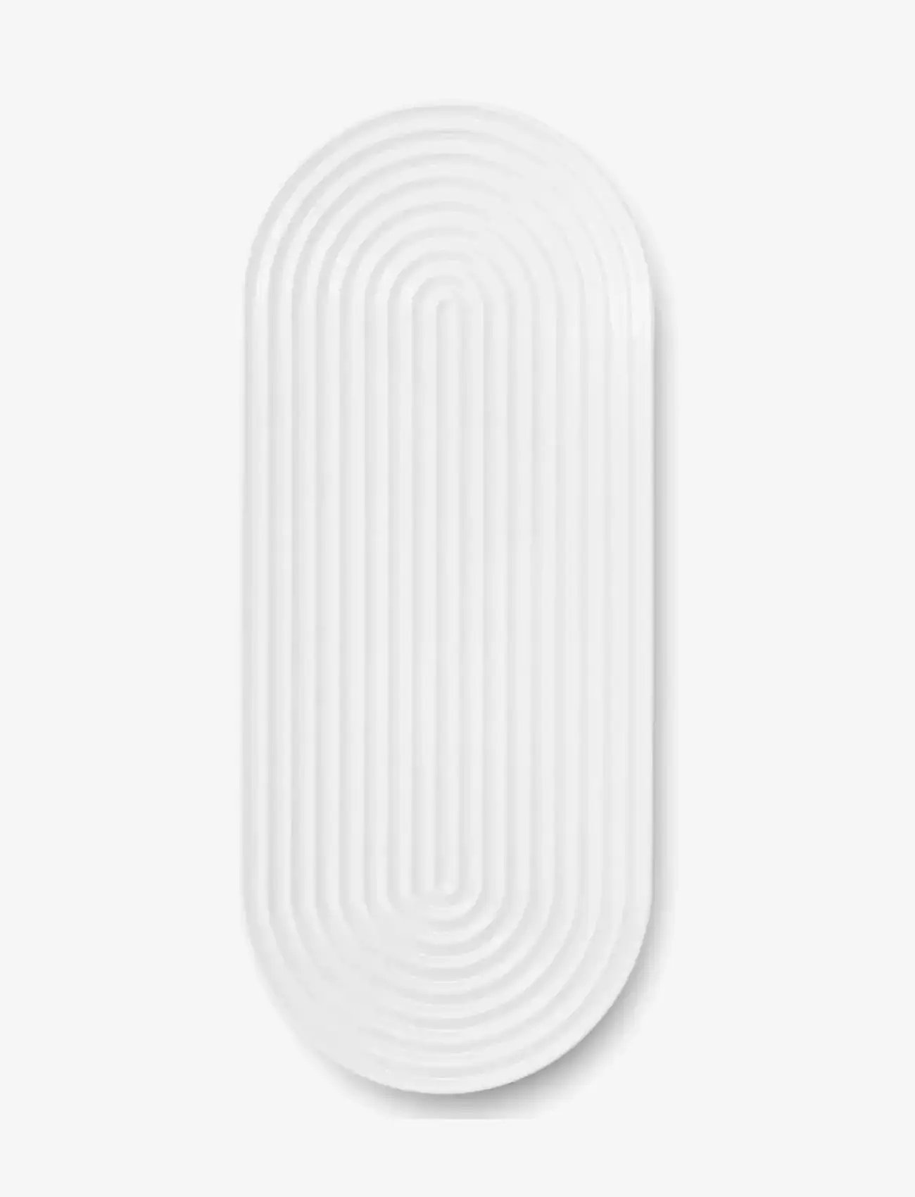 Lyngby Porcelæn - Lyngby Tura Oval serving dish 34x14.5 cm white - white - 0