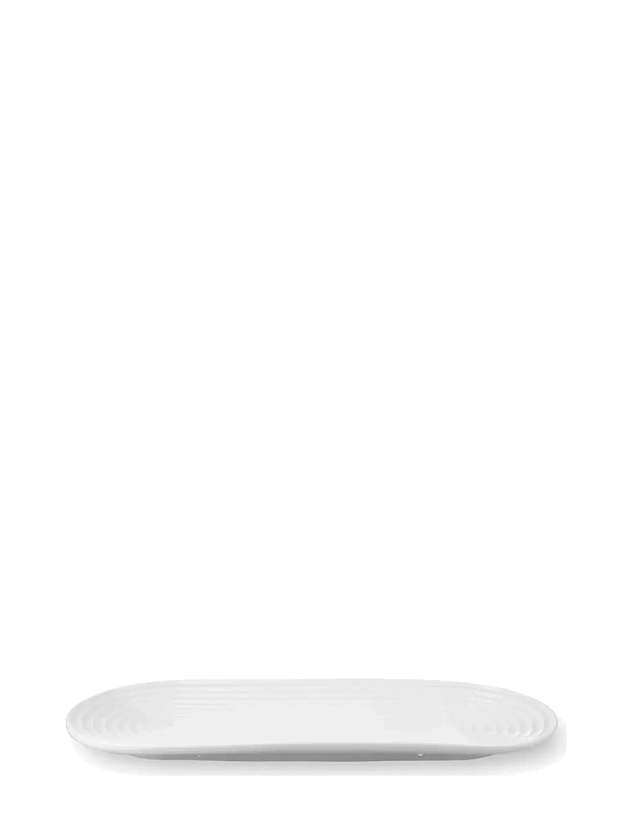 Lyngby Porcelæn - Lyngby Tura Oval serving dish 34x14.5 cm white - versla eftir verði - white - 2