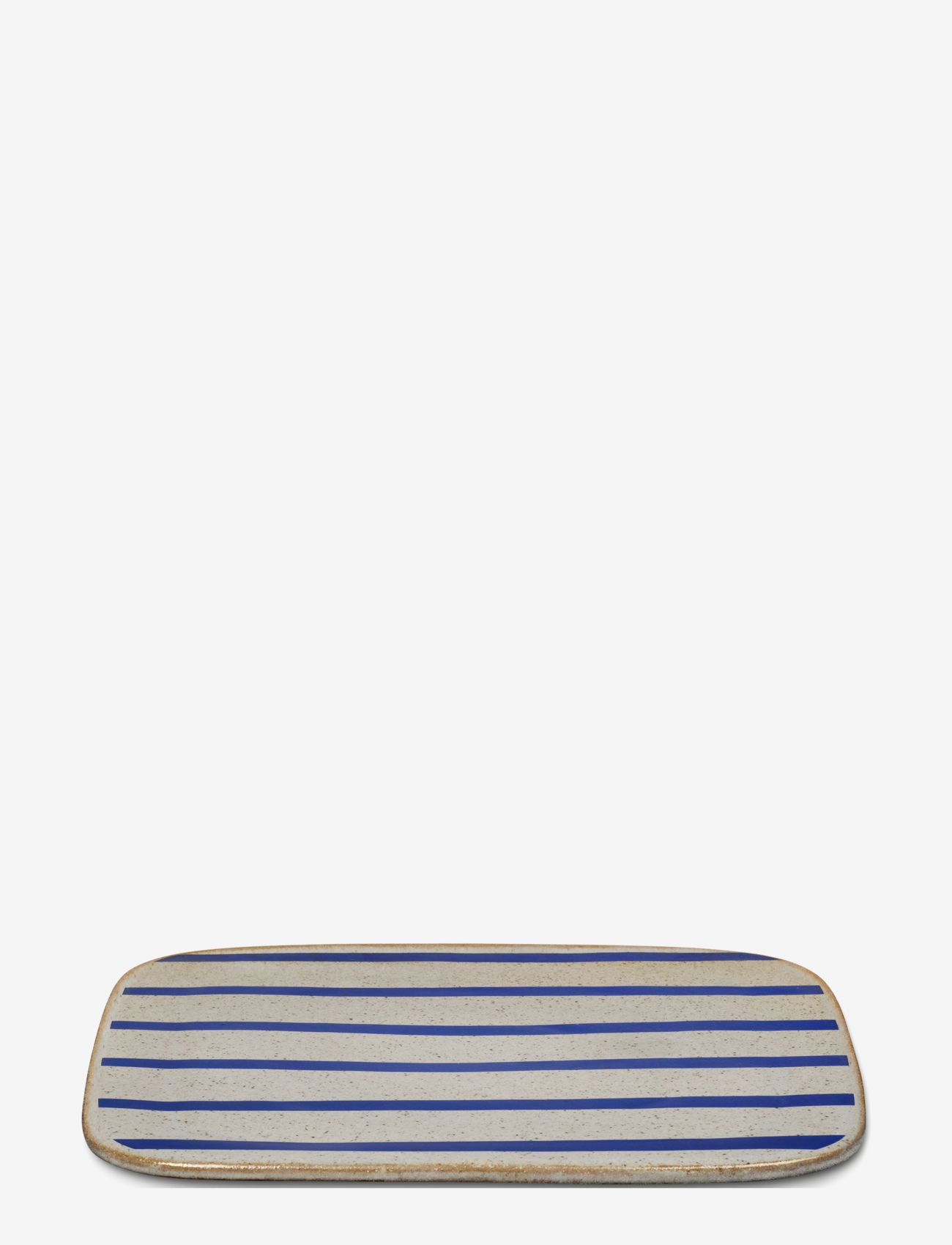 LYNGBY PORCELÆN Dan-Ild Serveringsfad 27X27 Stribe Patterned - One Size - Unisex
