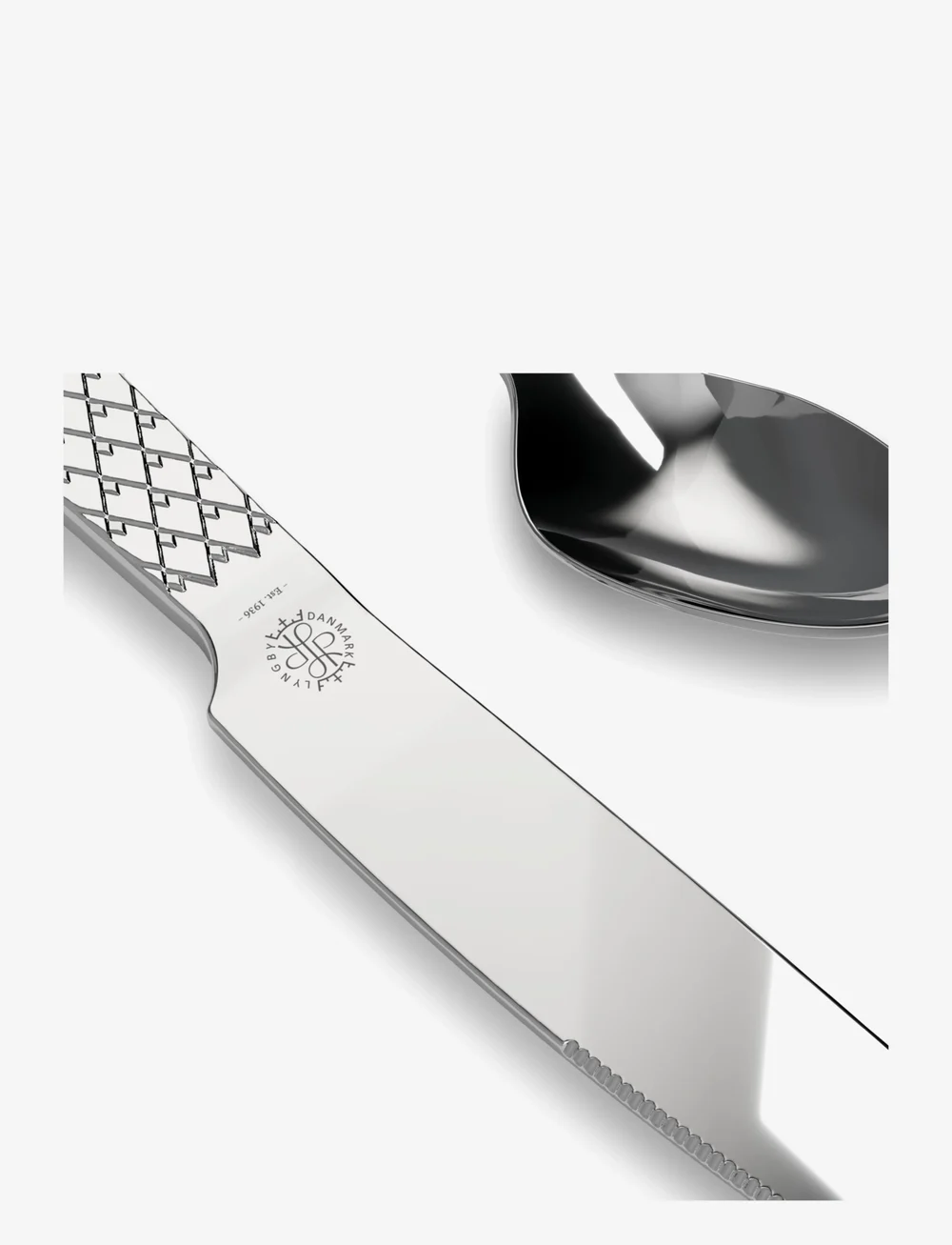 Lyngby Porcelæn - Rhombe Cutlery set steel 16 pcs. - nach preis einkaufen - steel - 1