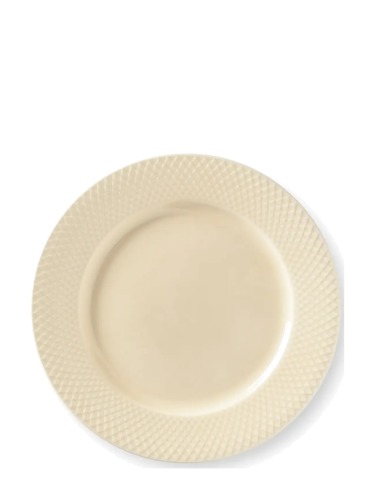 Lyngby Porcelæn Rhombe Earth Dinner plate Ø27 cm marble - Speiseteller - MARBLE / cream