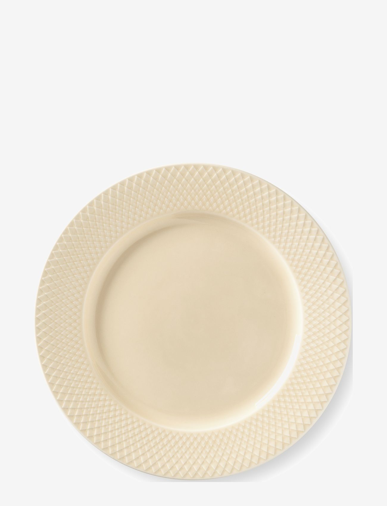 Lyngby Porcelæn - Rhombe Earth Dinner plate Ø27 cm marble - speiseteller - marble - 0