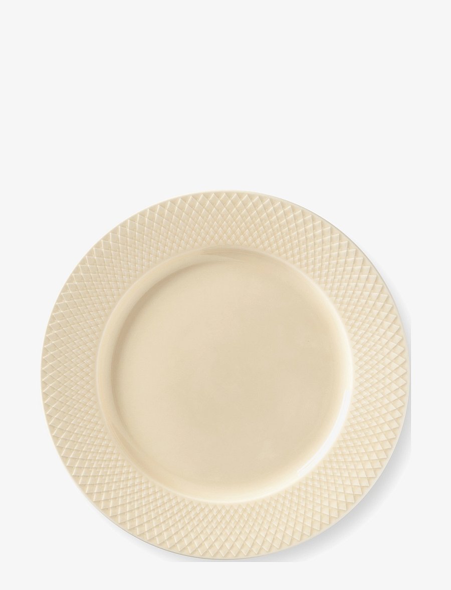 Lyngby Porcelæn - Rhombe Earth Dinner plate Ø27 cm marble - assiettes plates - marble - 0