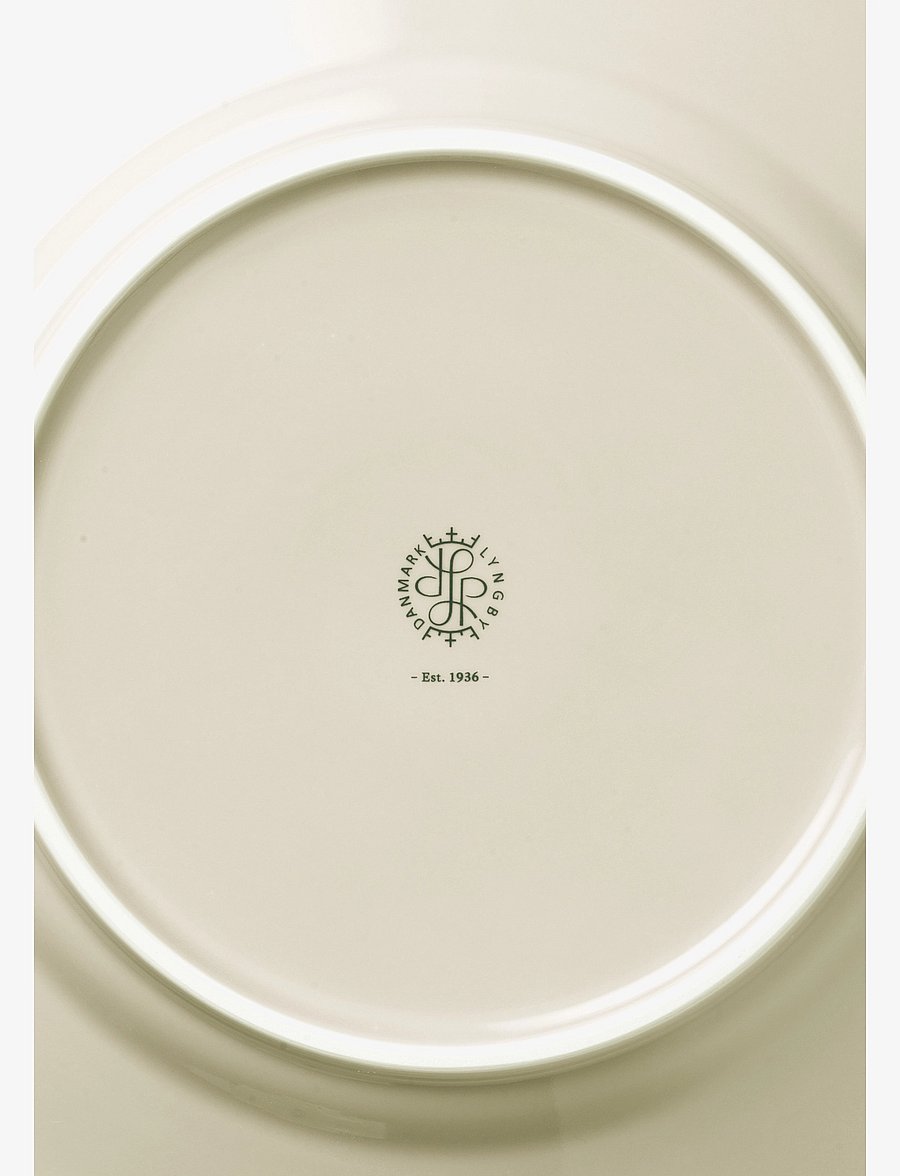 Lyngby Porcelæn - Rhombe Earth Dinner plate Ø27 cm marble - assiettes plates - marble - 2