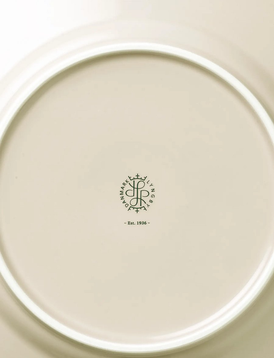 Lyngby Porcelæn - Rhombe Earth Middagstallerken Ø27 cm marble - middagstallerkner - marble - 4