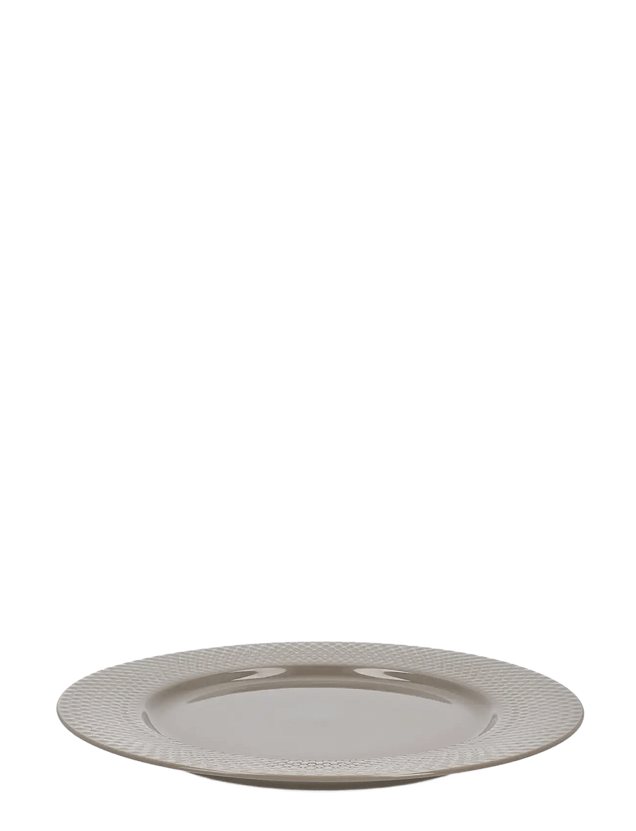Lyngby Porcelæn - Rhombe Earth Dinner plate Ø27 cm clay - speiseteller - clay - 1