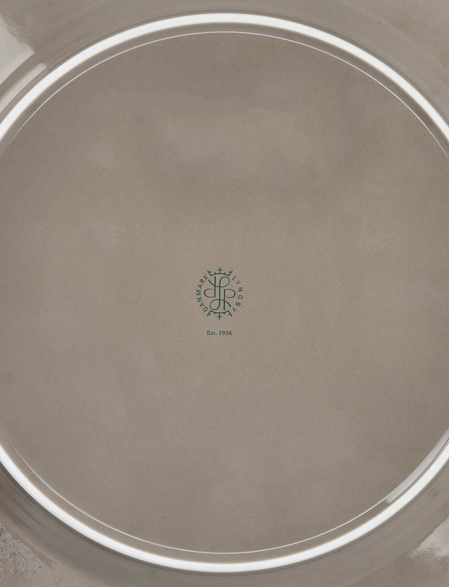 Lyngby Porcelæn - Rhombe Earth Dinner plate Ø27 cm clay - speiseteller - clay - 5