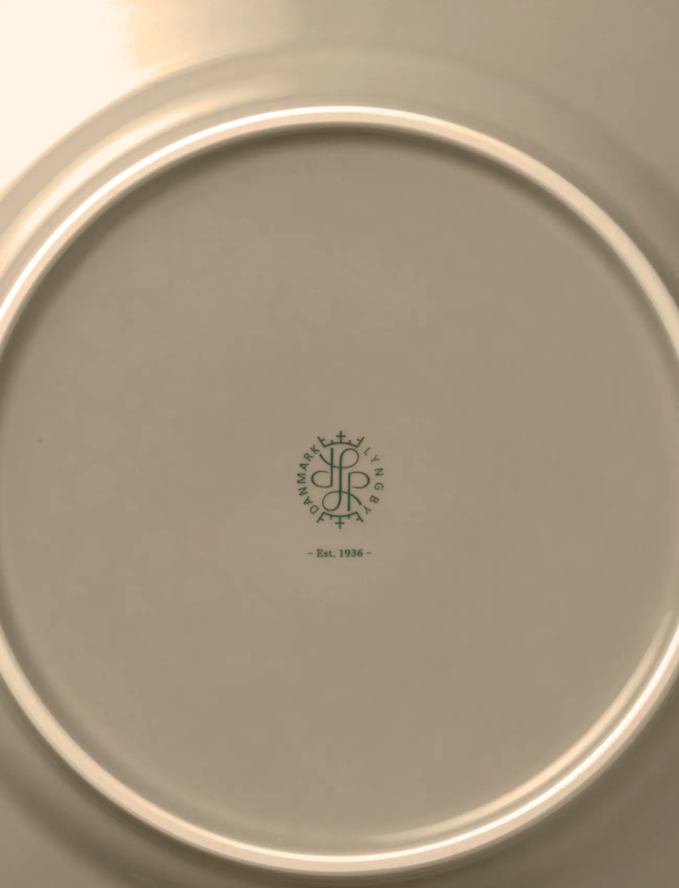 Lyngby Porcelæn - Rhombe Earth Lunchtallrik Ø23 cm clay - assietter - clay - 5