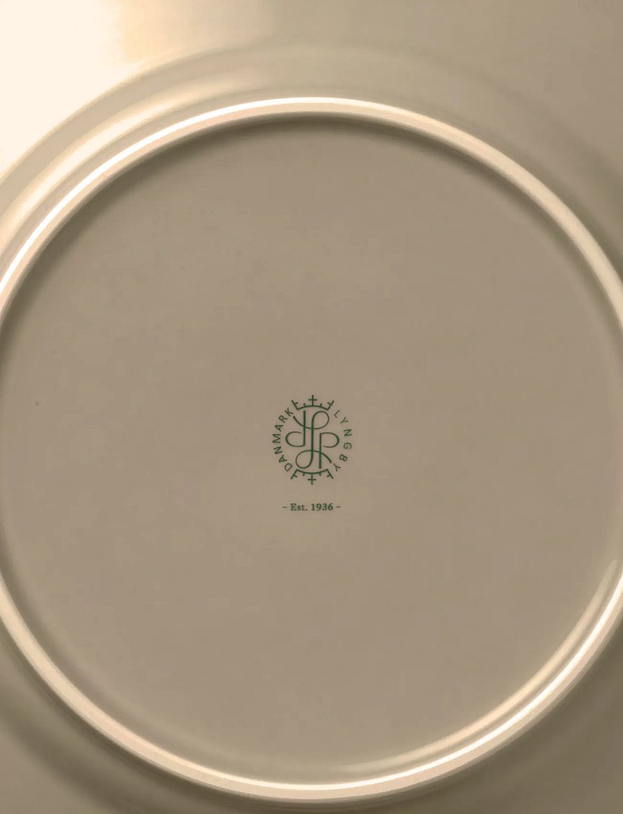Lyngby Porcelæn - Rhombe Earth Lunchtallrik Ø23 cm clay - assietter - clay - 5