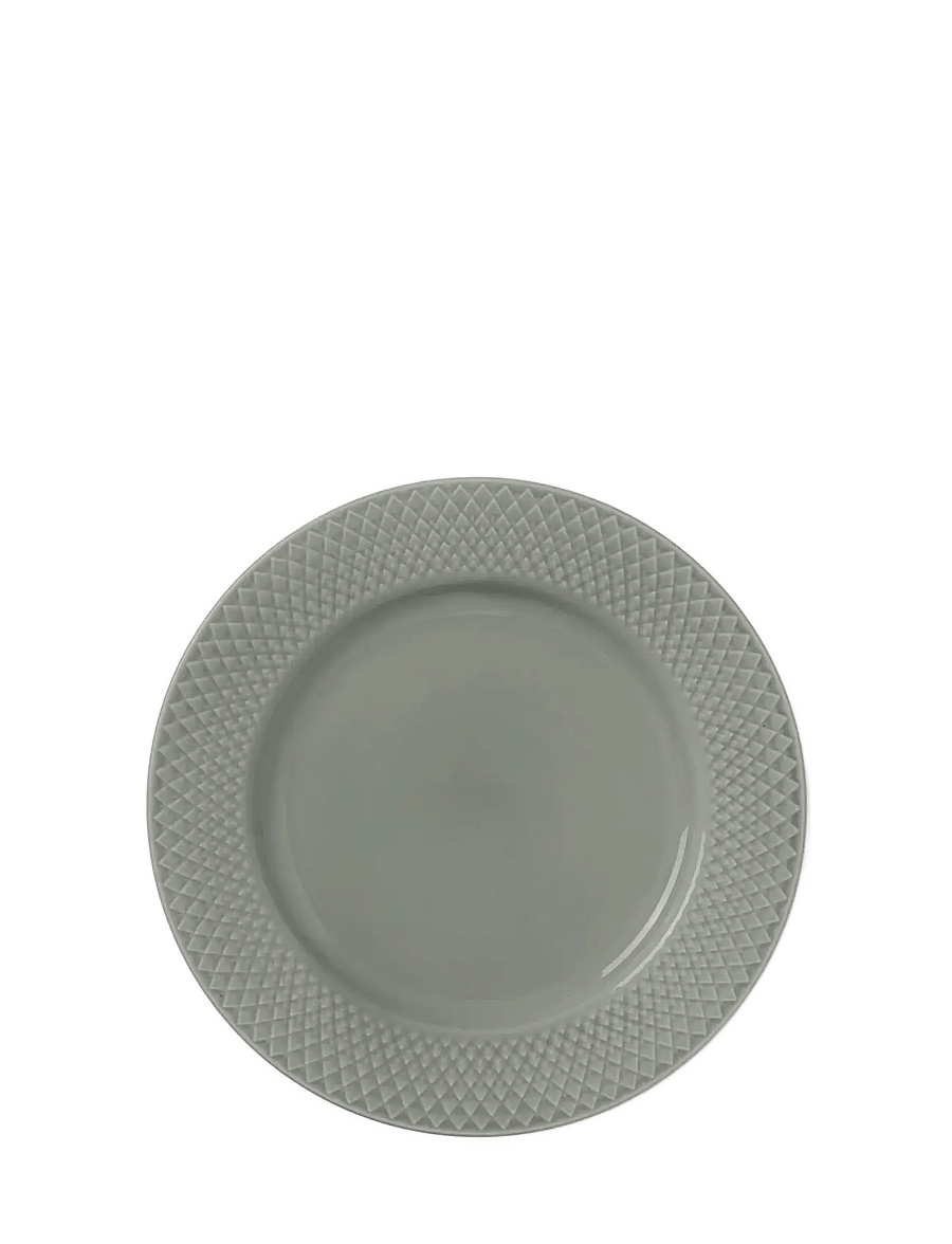 Lyngby Porcelæn - Rhombe Earth Lunchtallrik Ø21 cm moss - assietter - moss - 1
