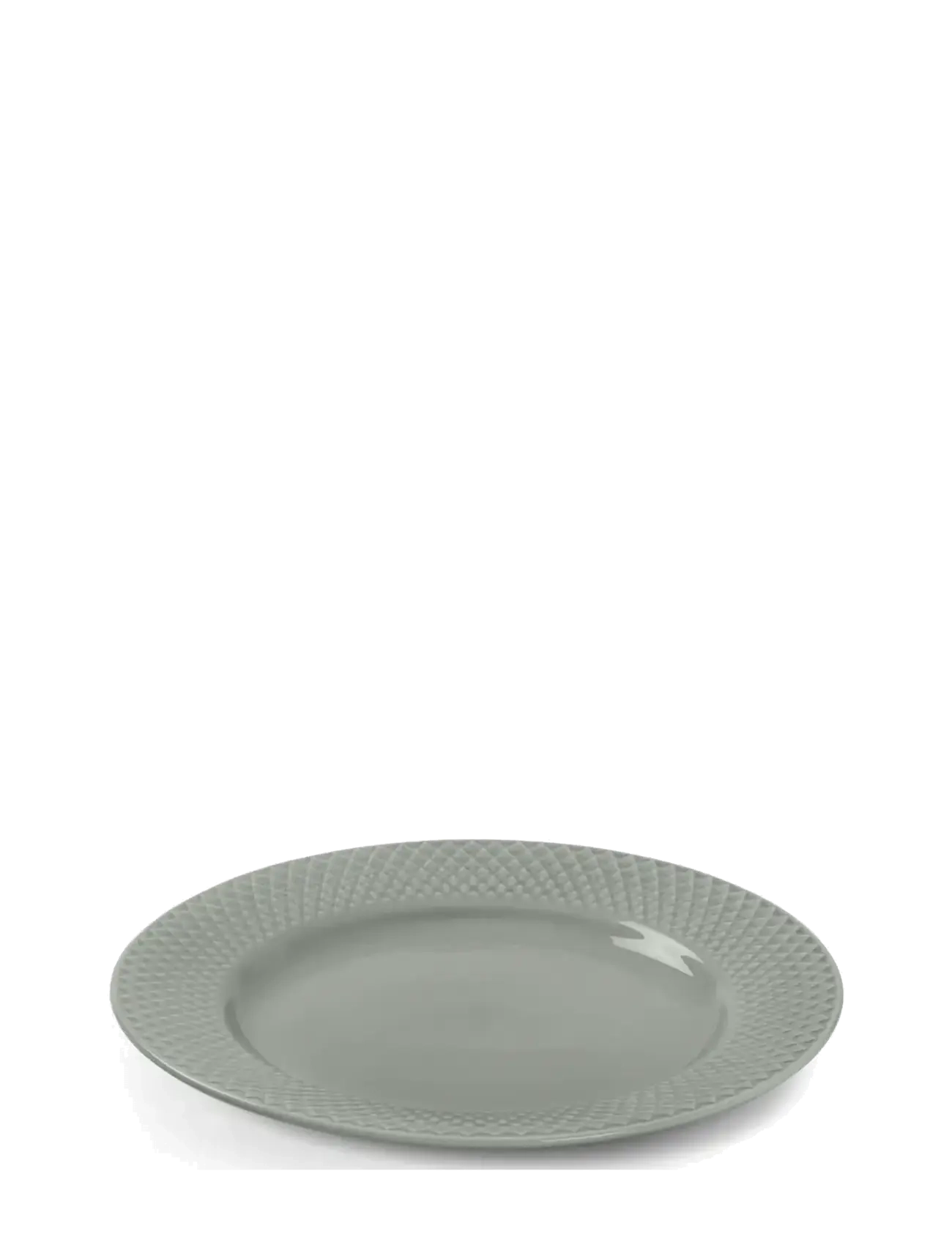 Lyngby Porcelæn - Rhombe Earth Lunchtallrik Ø21 cm moss - assietter - moss - 2