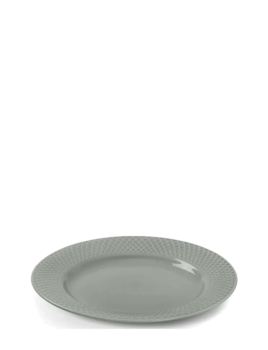 Lyngby Porcelæn - Rhombe Earth Lunchtallrik Ø21 cm moss - assietter - moss - 2