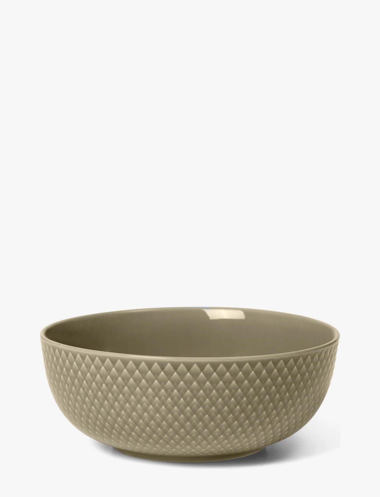 Lyngby Porcelæn Rhombe Earth Skål Ø15.5 cm Clay, 50 CL, Beige, Skåle > Morgenmadsskåle, Unisex
