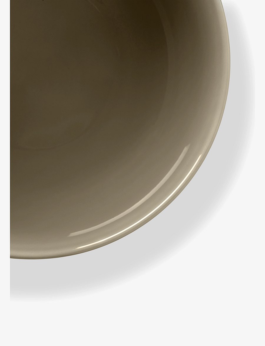 Lyngby Porcelæn - Rhombe Earth Skål Ø15.5 cm clay - morgenmadsskåle - clay - 2