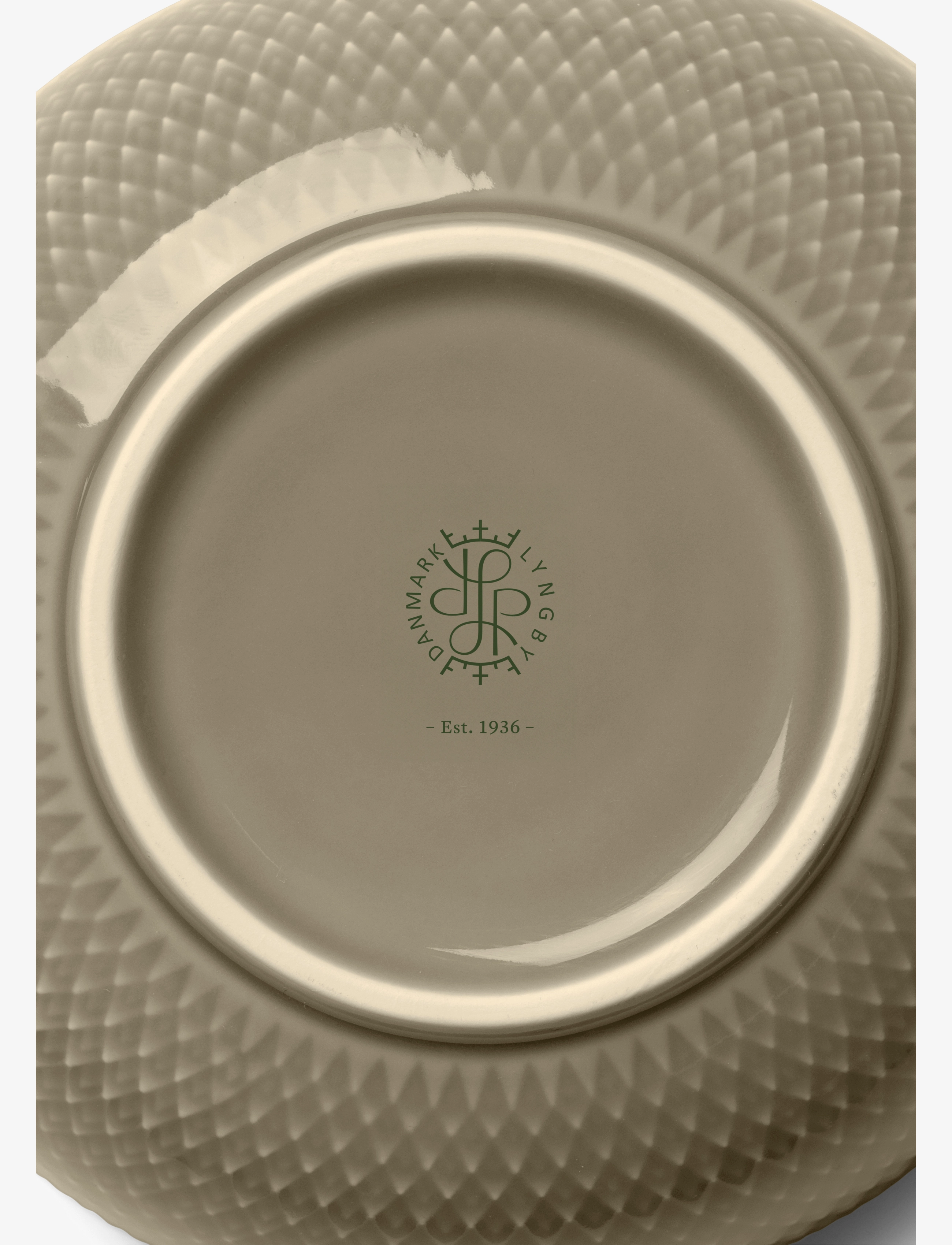 Lyngby Porcelæn - Rhombe Earth Skål Ø15.5 cm clay - morgenmadsskåle - clay - 3