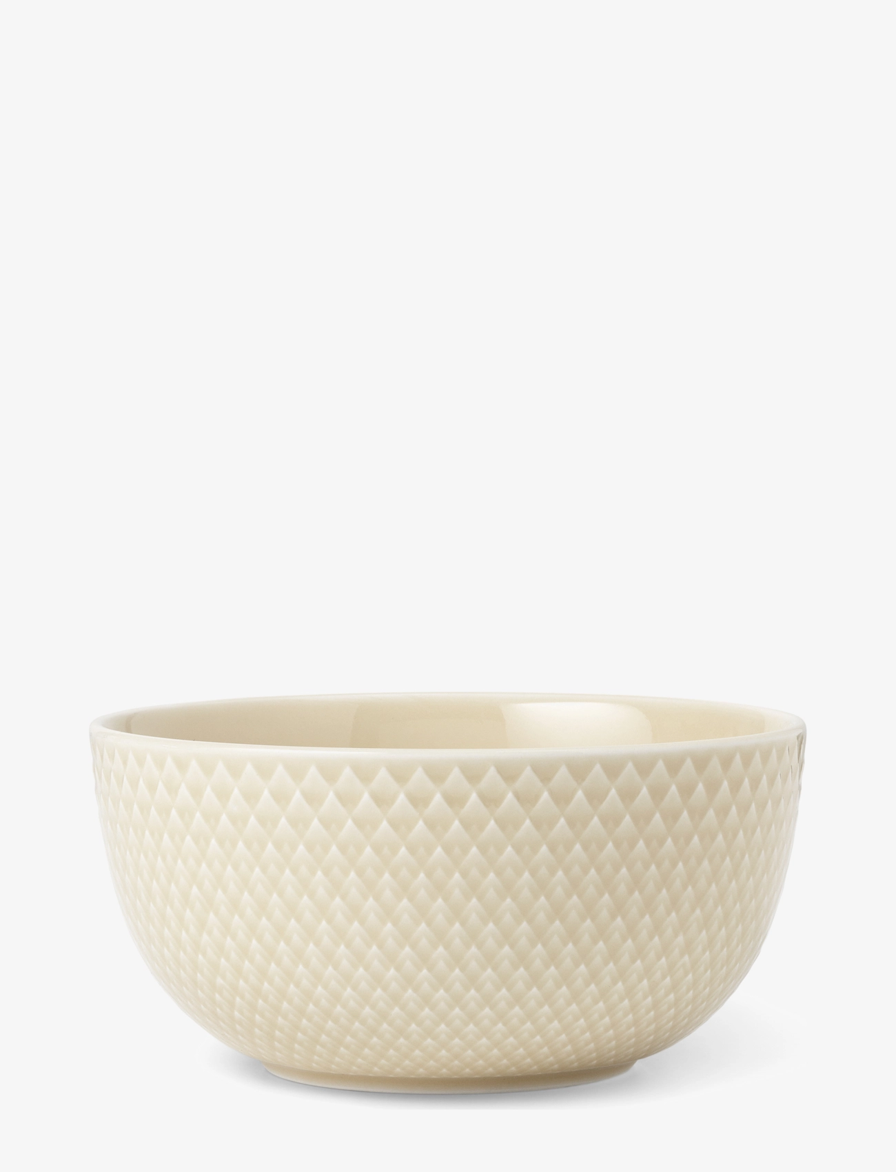 LYNGBY PORCELÆN Rhombe Earth Skål Ø13 Cm Marble Cream - 50 CL - Unisex