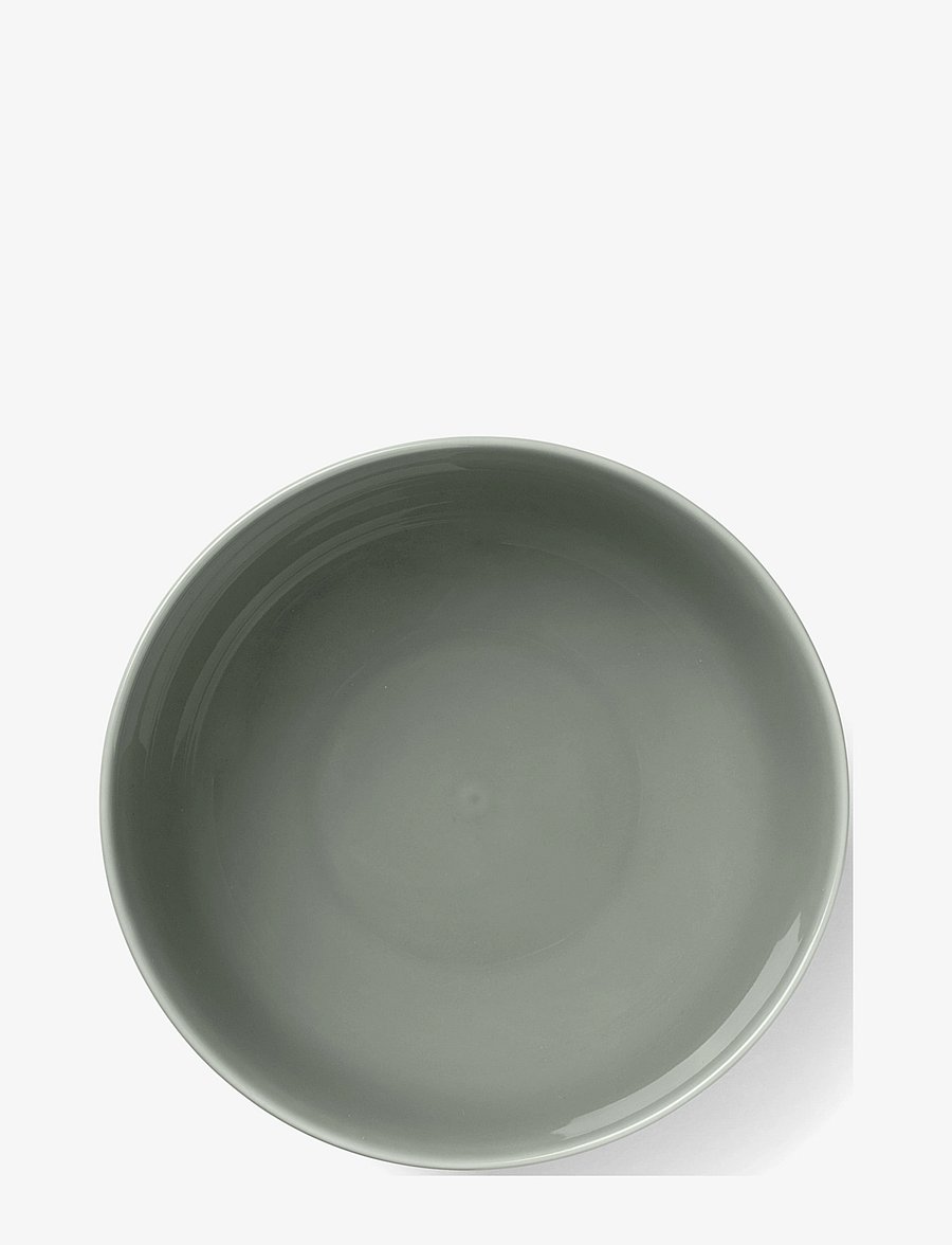 Lyngby Porcelæn - Rhombe Earth Skål Ø13 cm moss - frukostskålar - moss - 1