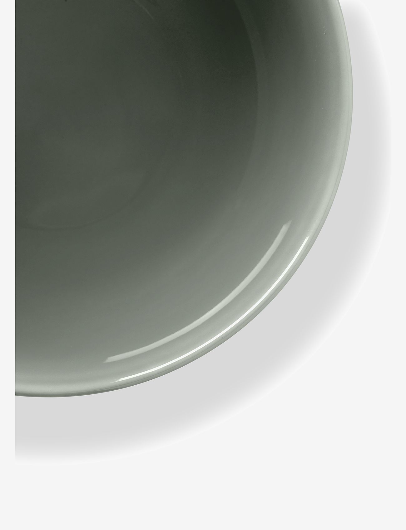 Lyngby Porcelæn - Rhombe Earth Bowl Ø13 cm moss - osta hinna alusel - moss - 2