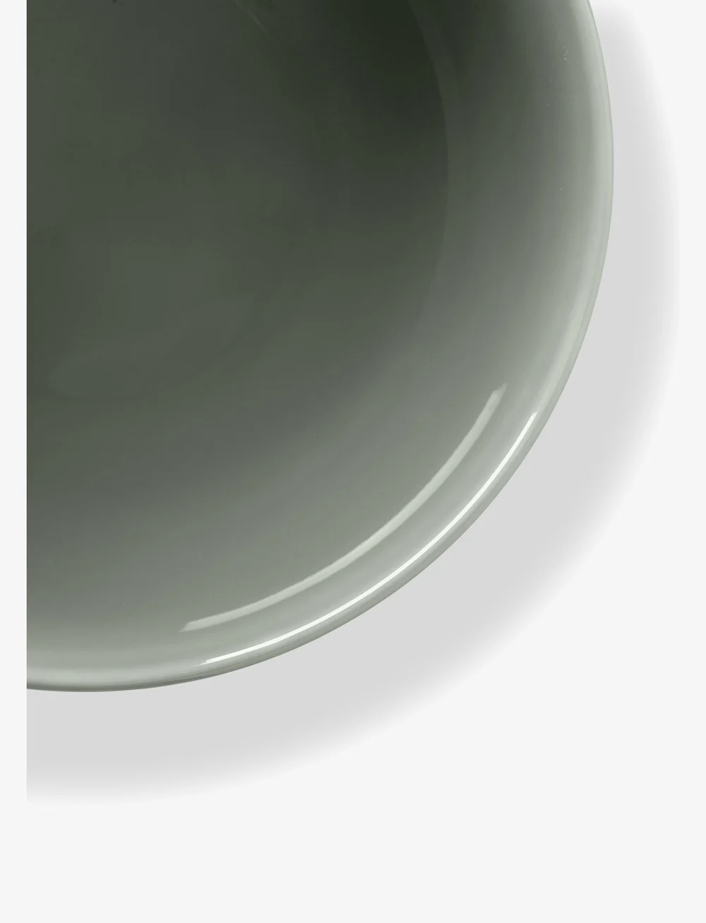 Lyngby Porcelæn - Rhombe Earth Bowl Ø13 cm moss - müslischalen - moss - 2