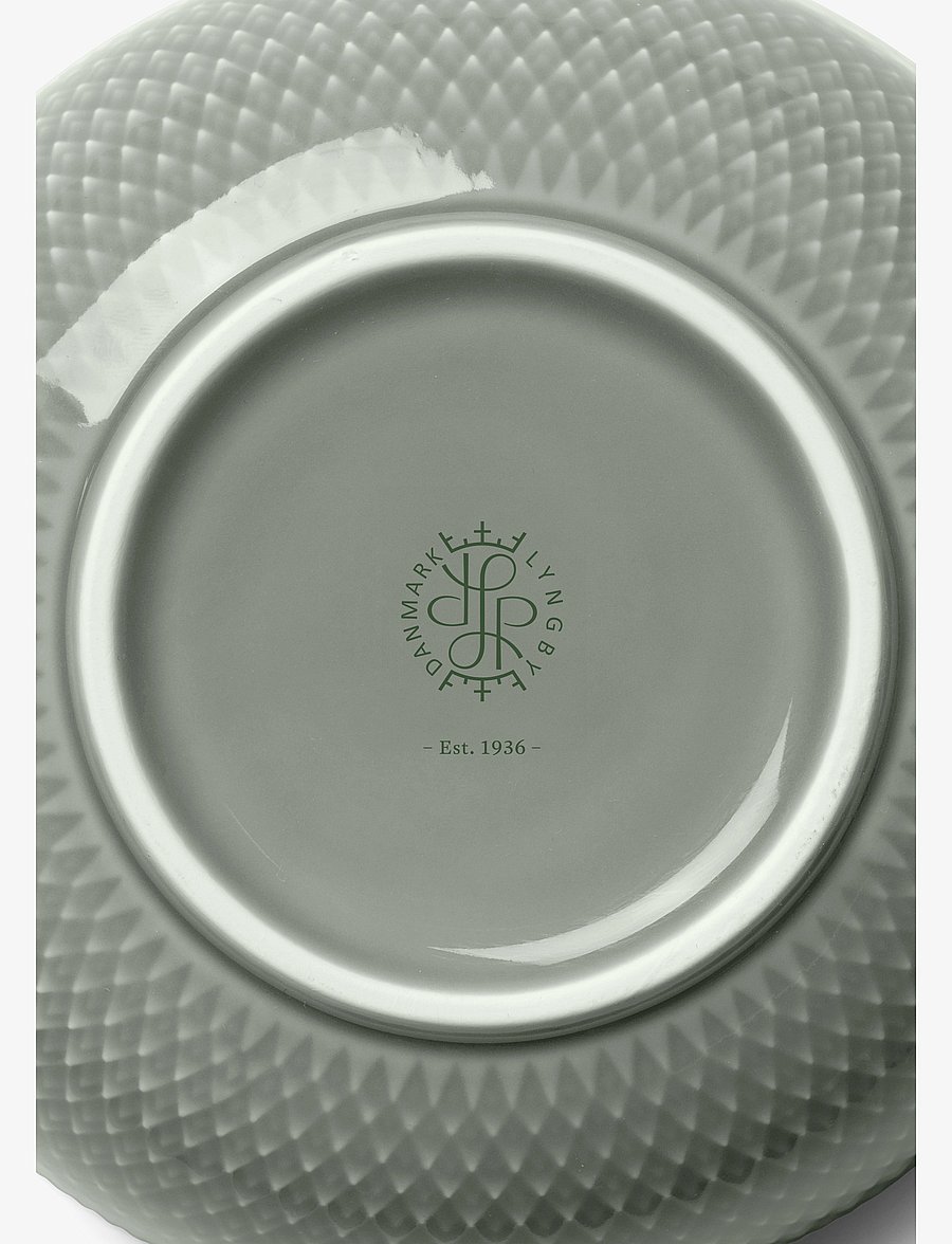 Lyngby Porcelæn - Rhombe Earth Skål Ø13 cm moss - frukostskålar - moss - 3