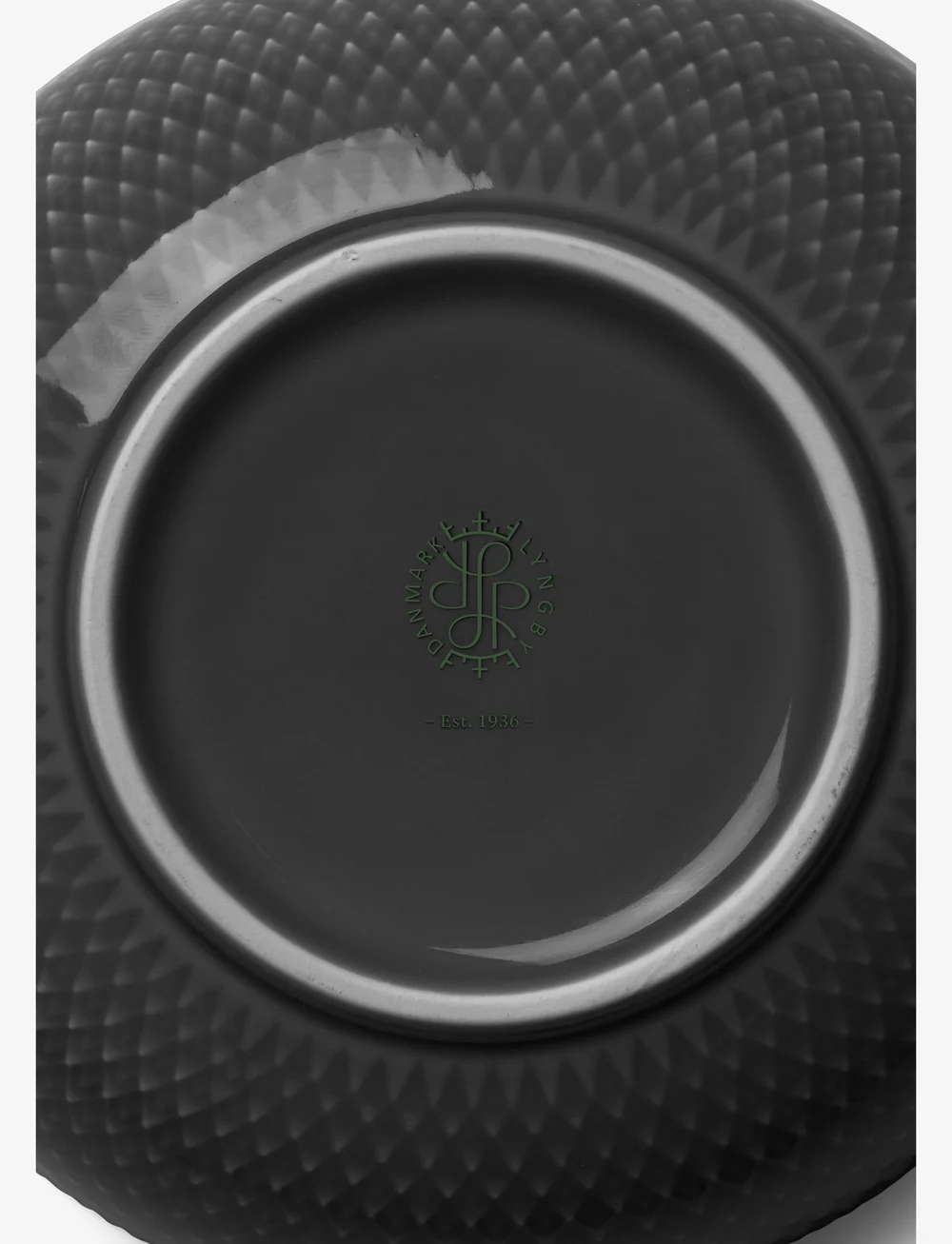 Lyngby Porcelæn - Rhombe Earth Skål Ø11 cm slate - morgenmadsskåle - slate - 2