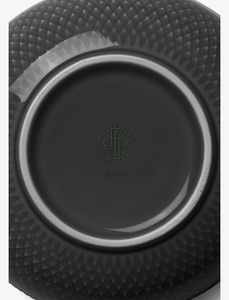 Lyngby Porcelæn - Rhombe Earth Bowl Ø11 cm slate - bols de petit-déjeuner - slate - 2