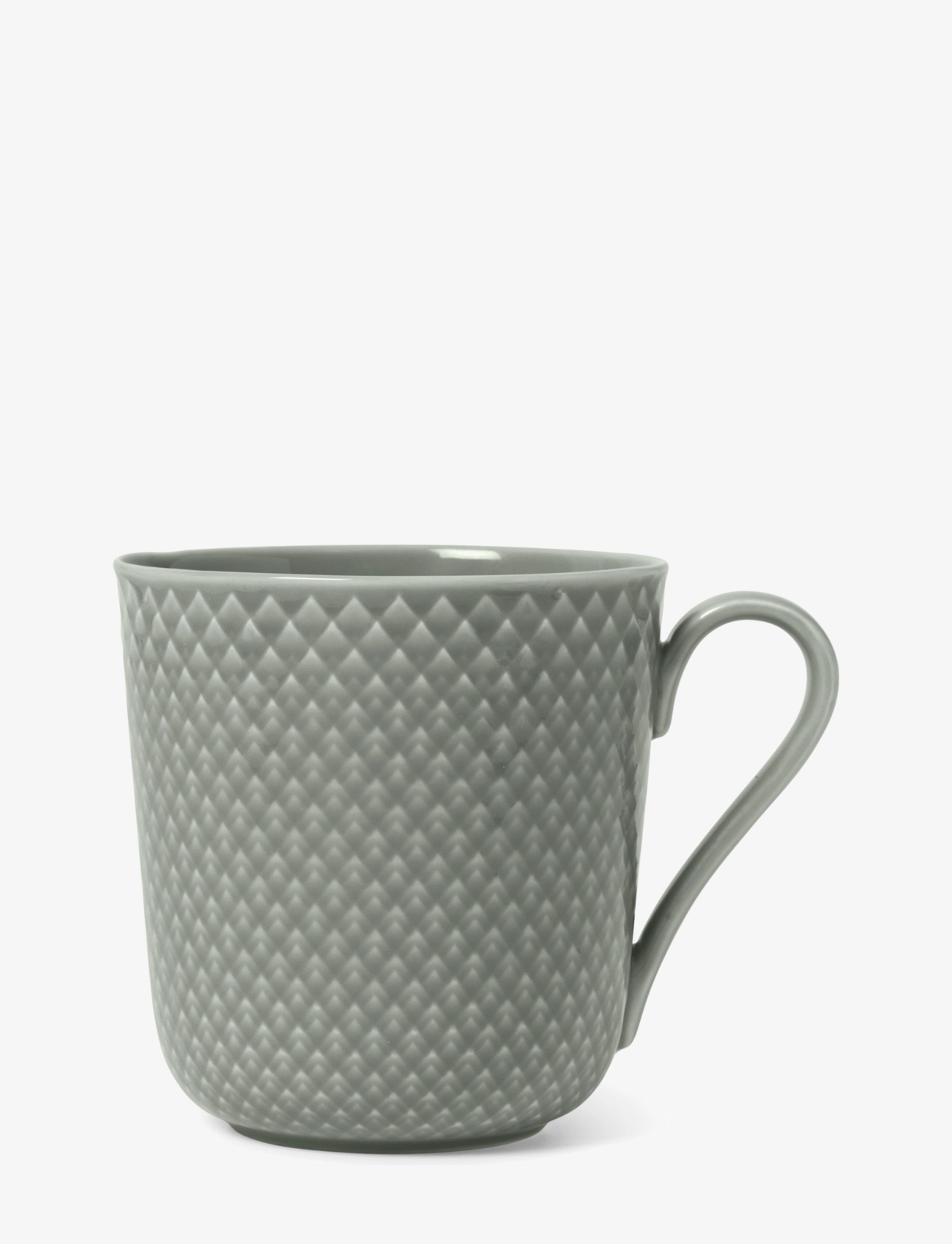 LYNGBY PORCELÆN Rhombe Earth Krus Med Hank 39 Cl Moss Grün - 39 CL - Unisex
