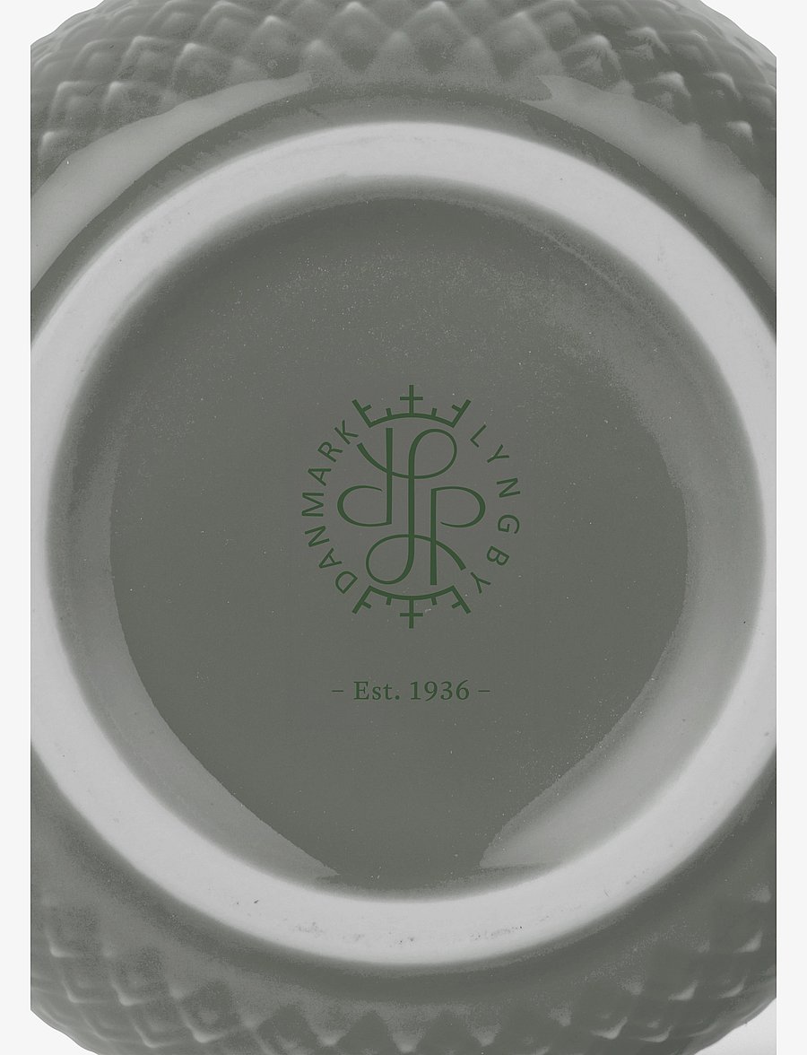 Lyngby Porcelæn - Rhombe Earth Krus med hank 39 cl moss - kaffekopper - moss - 1