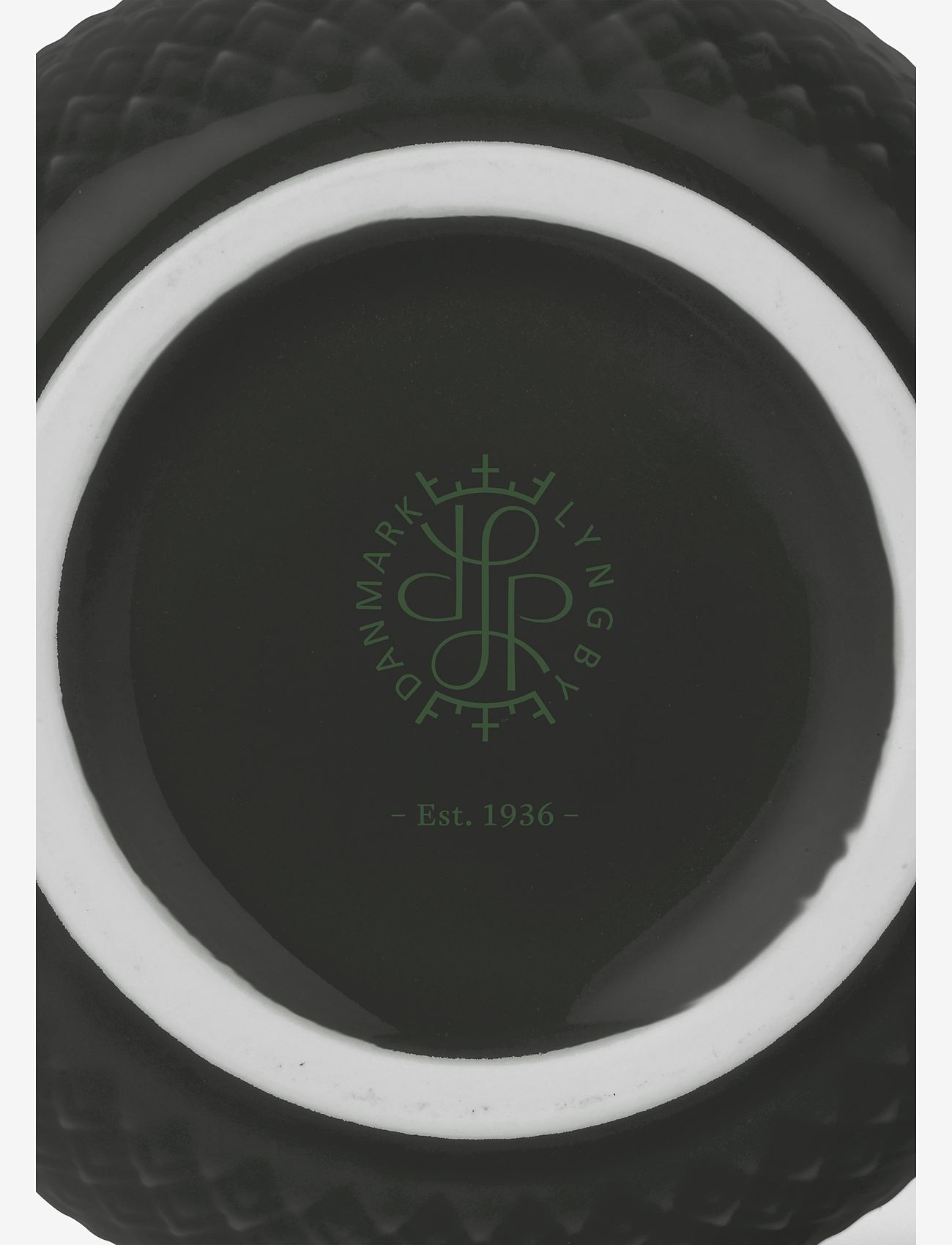 Lyngby Porcelæn - Rhombe Earth Mugg med handtag 39 cl slate - köp efter pris - slate - 1