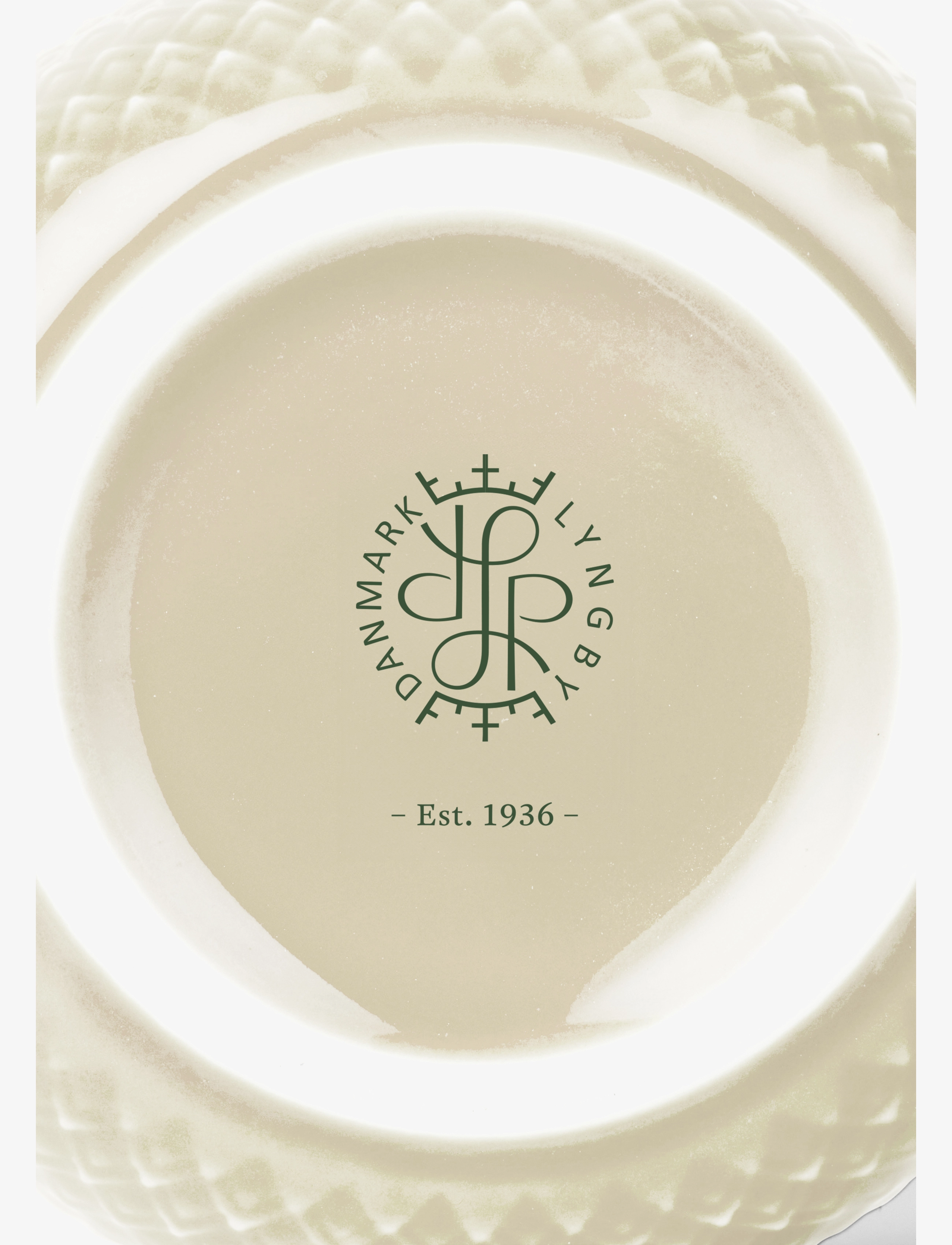 Lyngby Porcelæn - Rhombe Earth Mug with handle 39 cl marble - kaffetassen - marble - 1