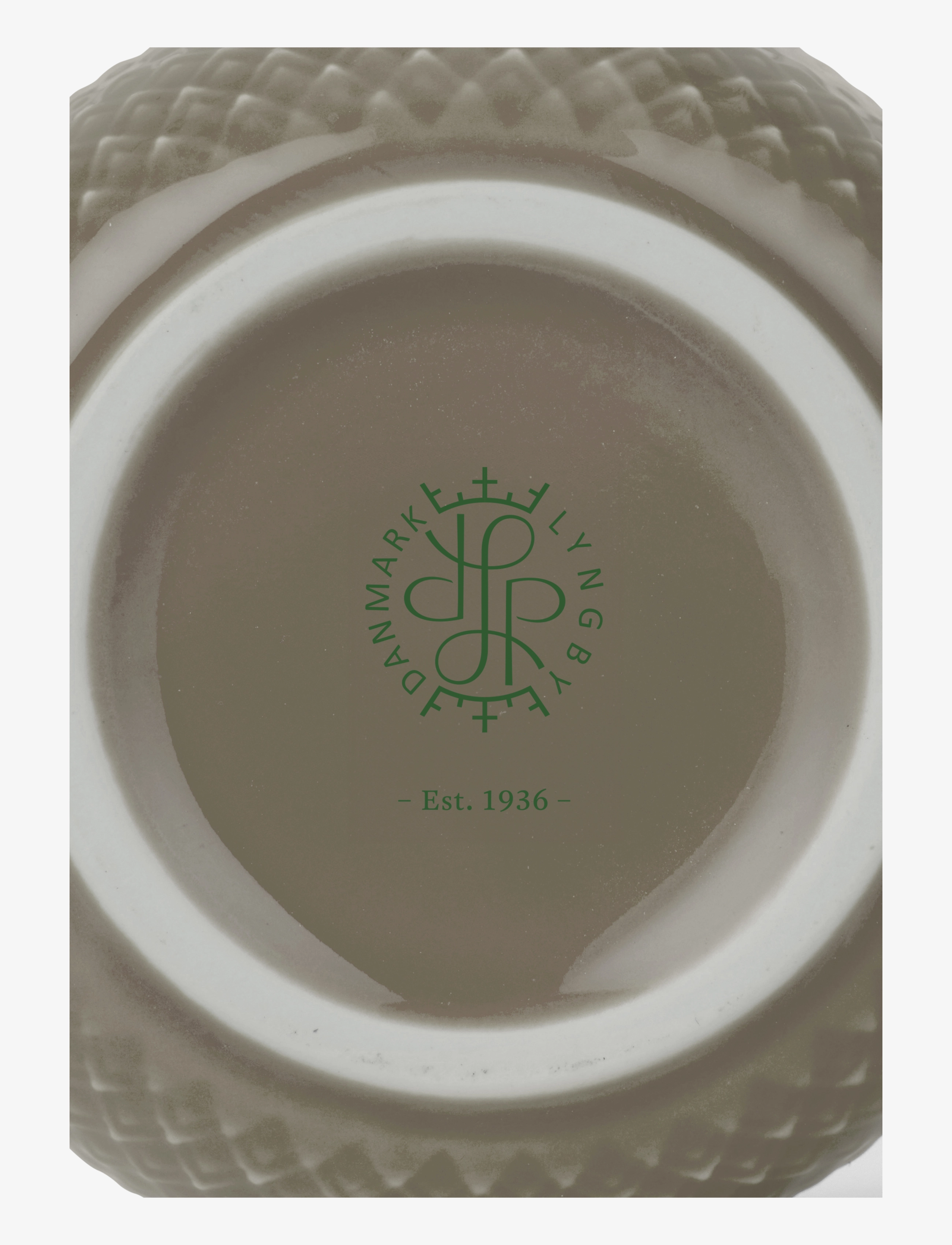Lyngby Porcelæn - Rhombe Earth Krus med hank 39 cl clay - kaffekopper - clay - 1