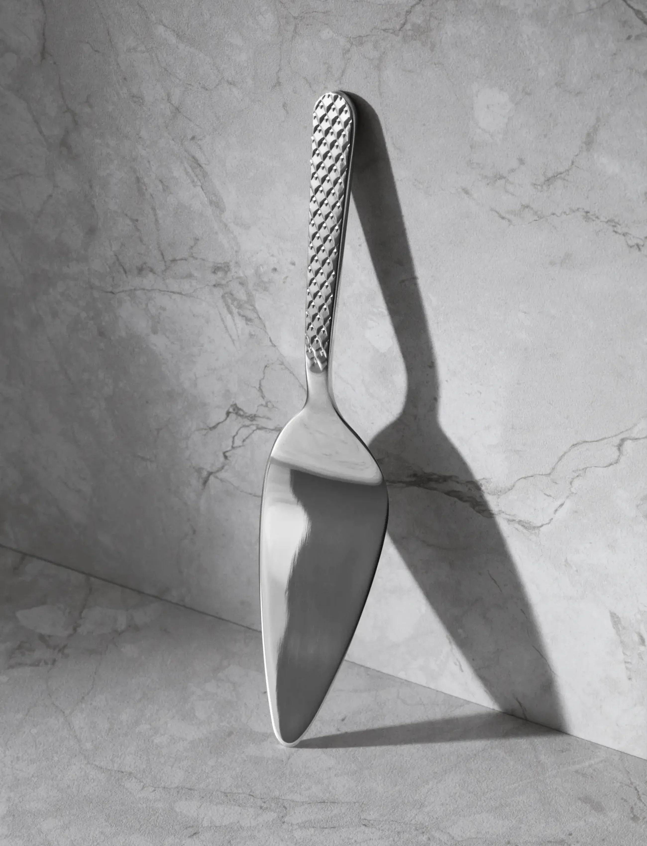 Lyngby Porcelæn Rhombe Kagespade Stål, 3 cm, Silver, Bestik > Kageknive, Unisex