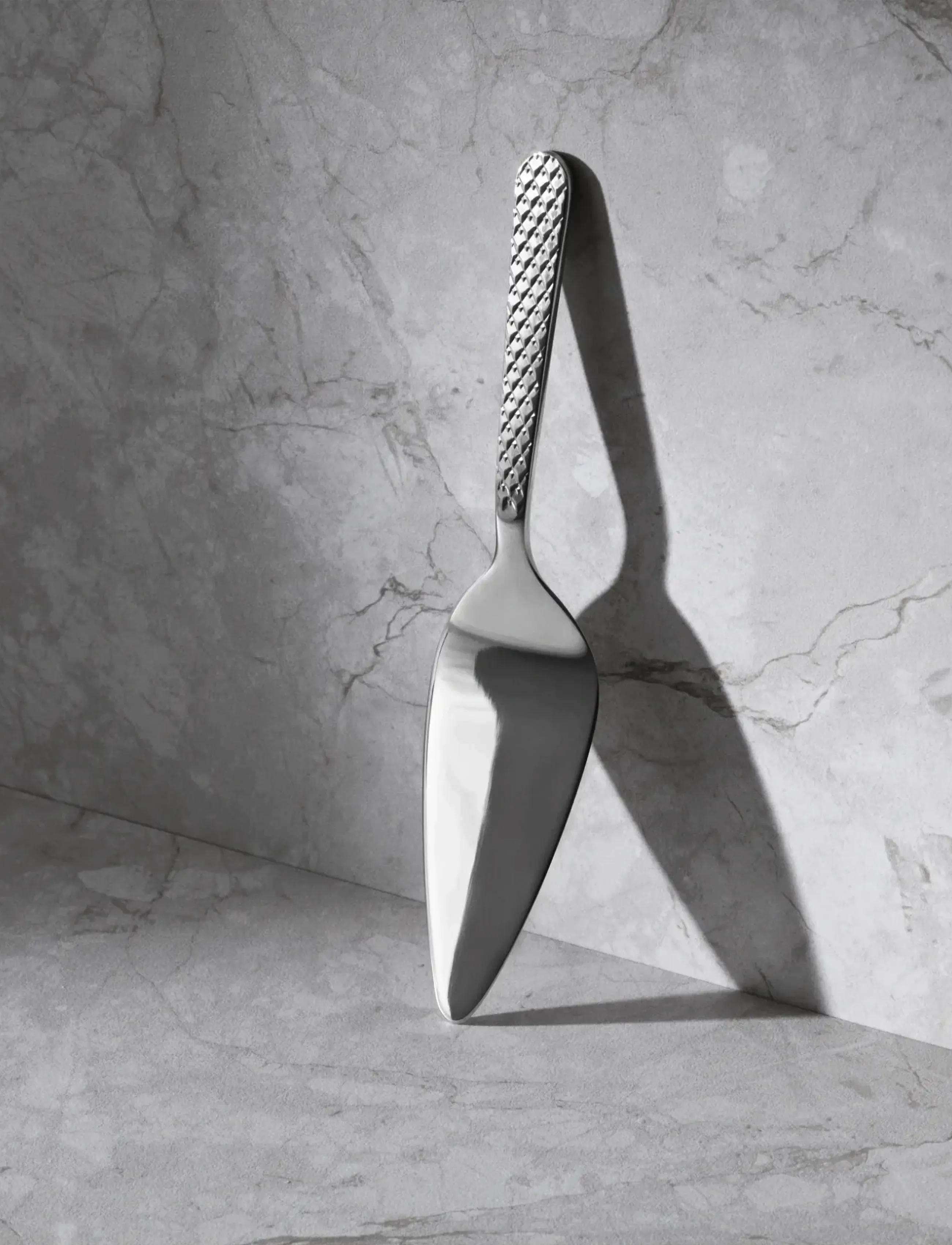 Lyngby Porcelæn - Rhombe Kagespade stål - kageknive - steel - 3