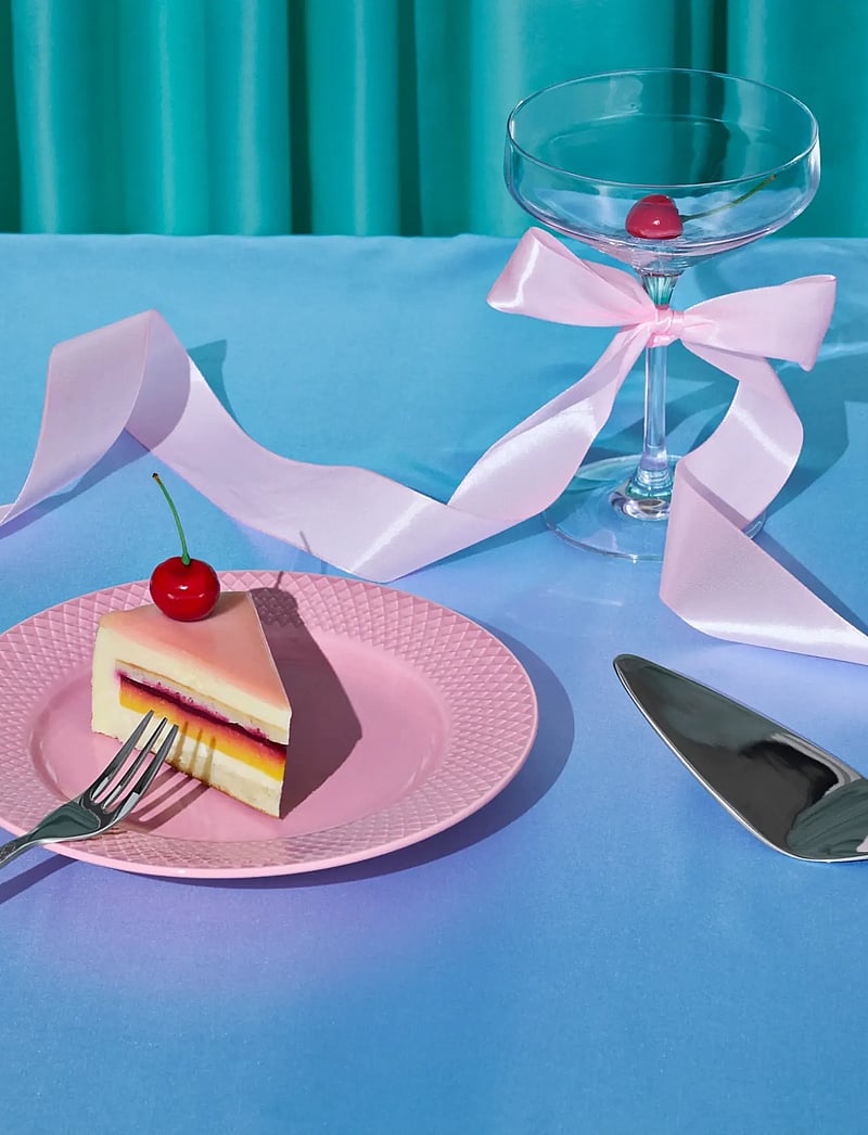 Lyngby Porcelæn - Rhombe Kagegaffel stål 4 stk. - gafler - steel - 3