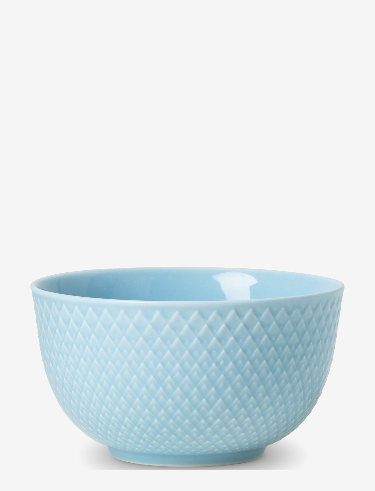 Lyngby Porcelæn - Rhombe Color Bowl - laagste prijzen - turquoise - 0