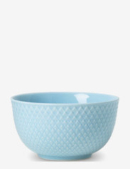 Lyngby Porcelæn - Rhombe Color Bowl - laagste prijzen - turquoise - 0