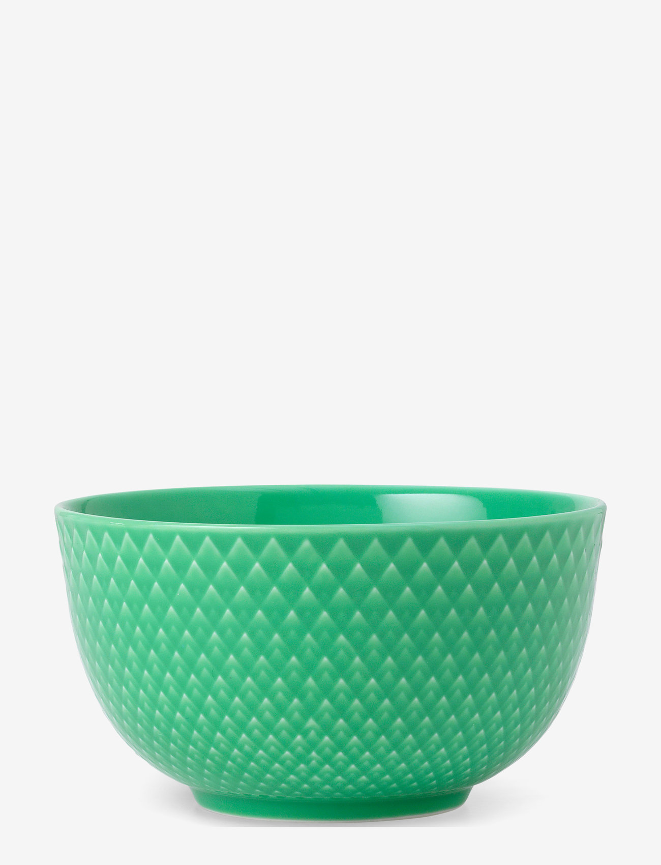 Lyngby Porcelæn - Rhombe Color Bowl - laagste prijzen - green - 0