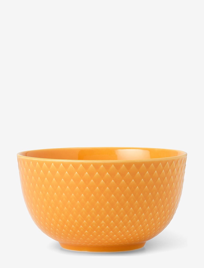 Lyngby Porcelæn - Rhombe Color Bowl - kupuj według ceny - yellow - 0