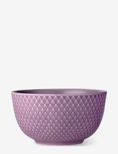 Rhombe Color Bowl Ø11 cm purple, Lyngby Porcelæn