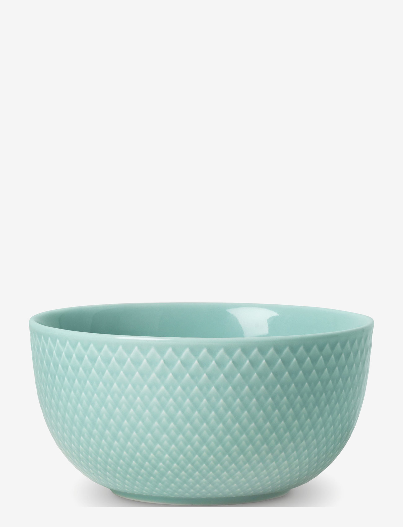Lyngby Porcelæn - Rhombe Color Bowl - laagste prijzen - aqua - 0