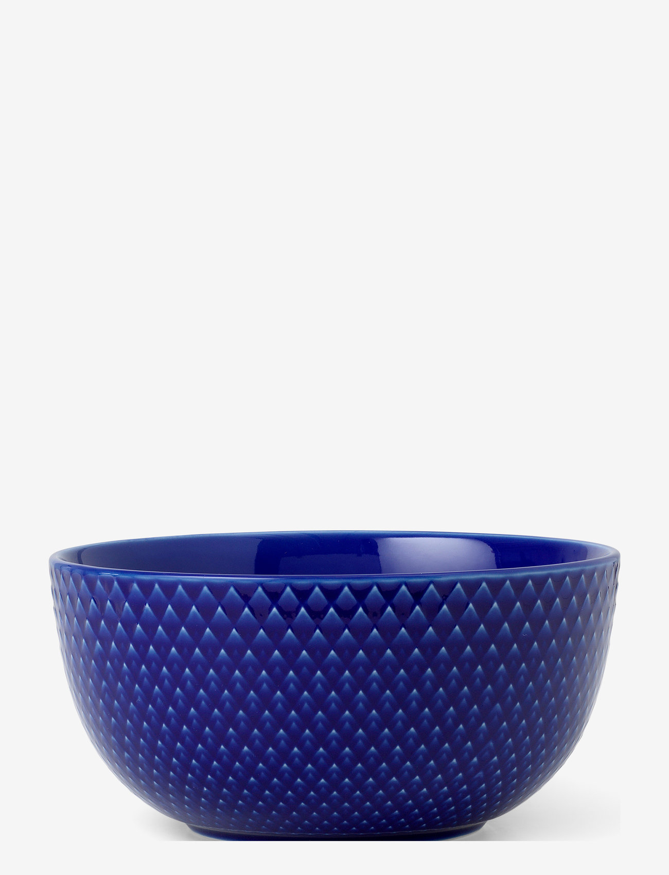Lyngby Porcelæn - Rhombe Color Skål - laveste priser - dark blue - 0