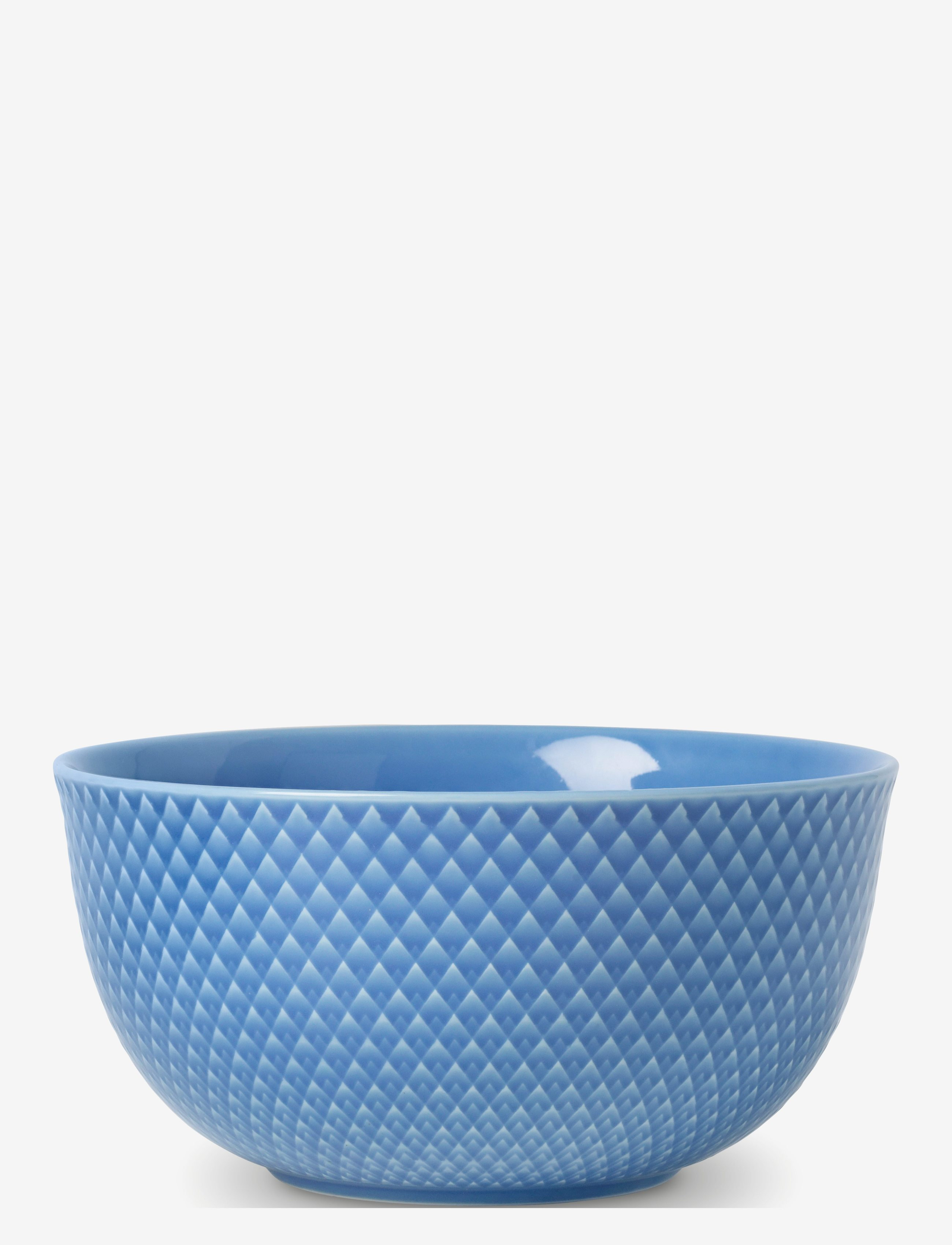 LYNGBY PORCELÆN Rhombe Color Serveringsskål Blau - Ø17.5CM - Unisex