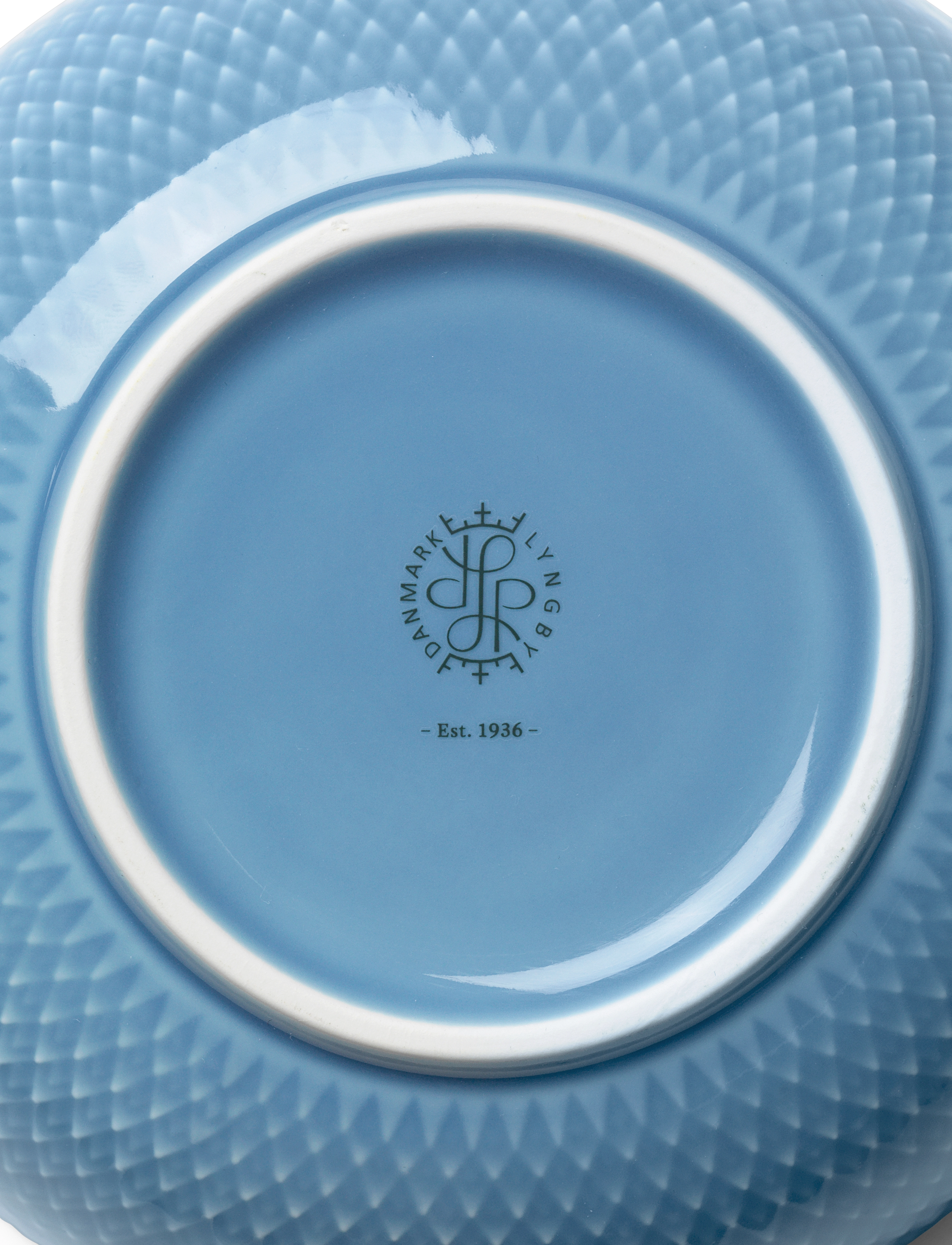 Lyngby Porcelæn - Rhombe Color Skål Ø15.5 cm blå - serveringsskåle - blue - 4