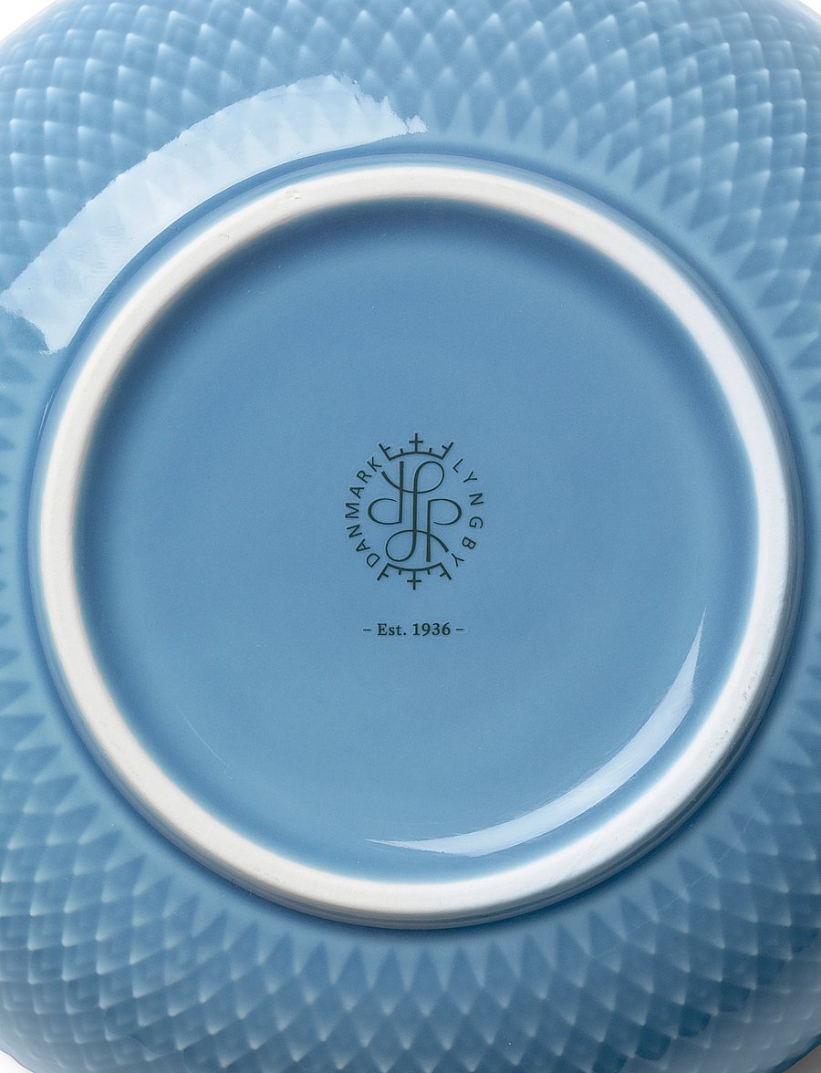 Lyngby Porcelæn - Rhombe Color Skål Ø15.5 cm blå - serveringsskåle - blue - 4