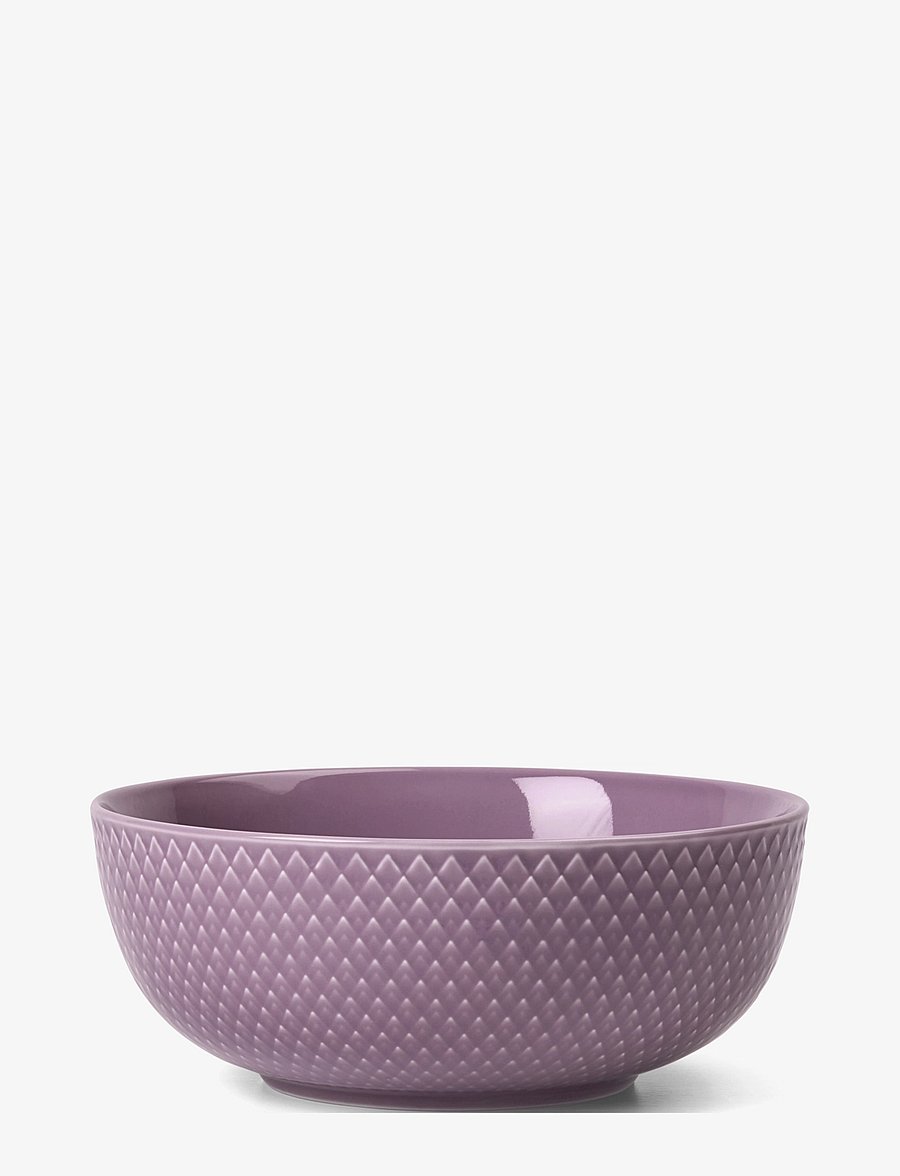 Lyngby Porcelæn - Rhombe Color Bowl Ø15.5 cm purple - servierschalen - purple - 1