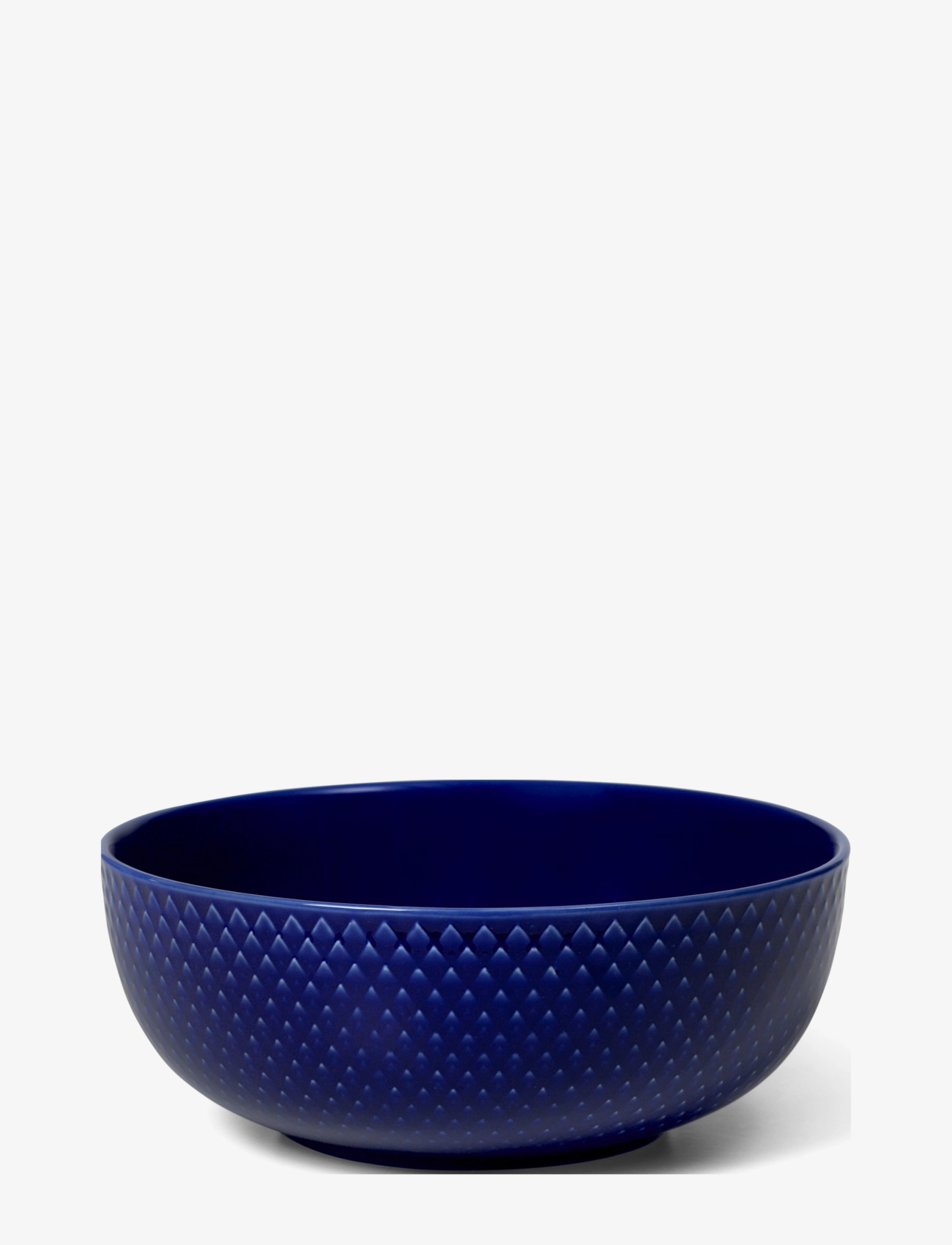 LYNGBY PORCELÆN Rhombe Color Skål Ø15.5 Cm Mørk Blå Navy - 15.5 CM - Unisex